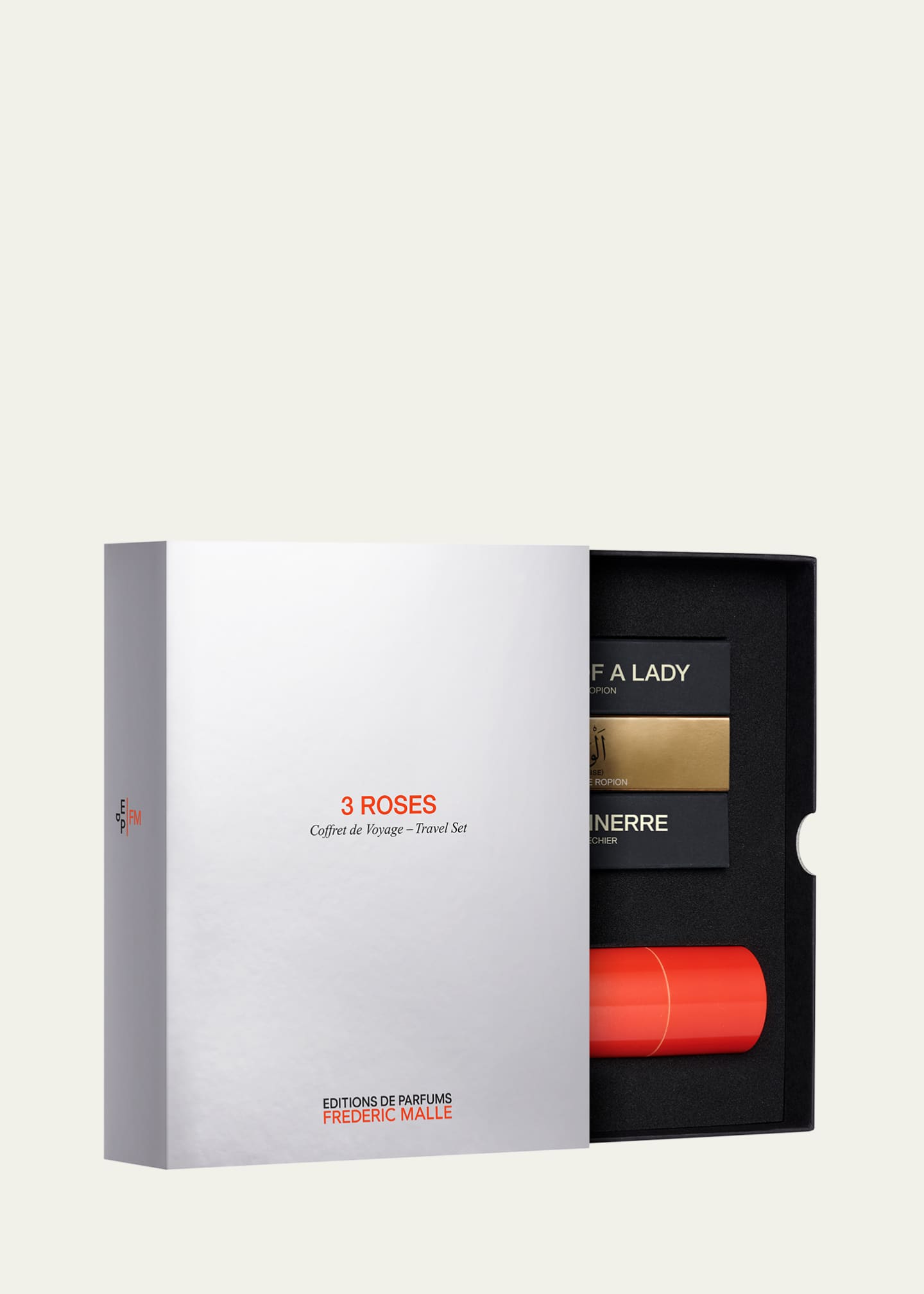 Editions de Parfums Frederic Malle Limited Edition Signature 3 Roses Fragrance Gift Set with Case, 3 x 0.34 oz. Image 2 of 2