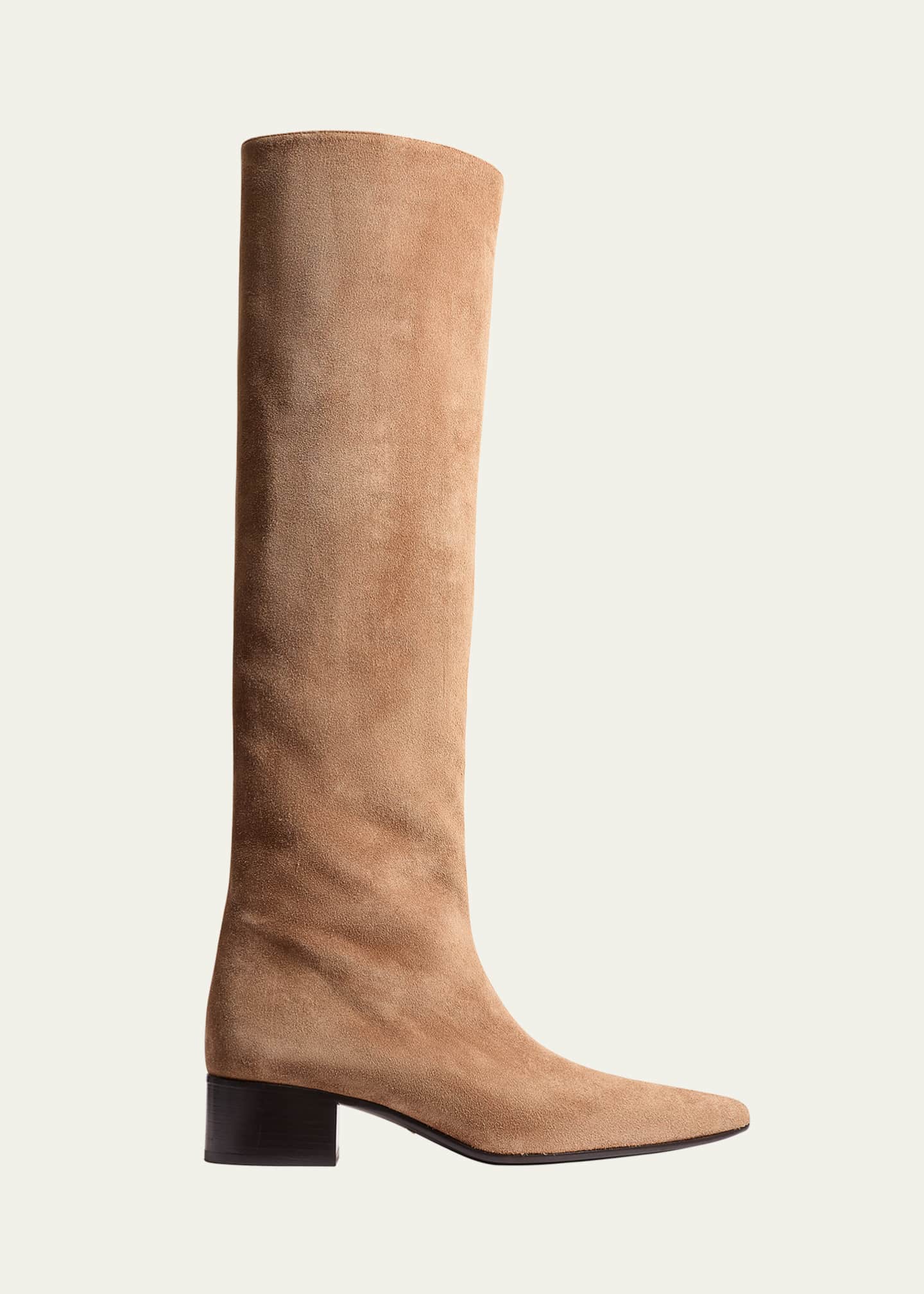 Khaite Andee Suede Knee Boots
