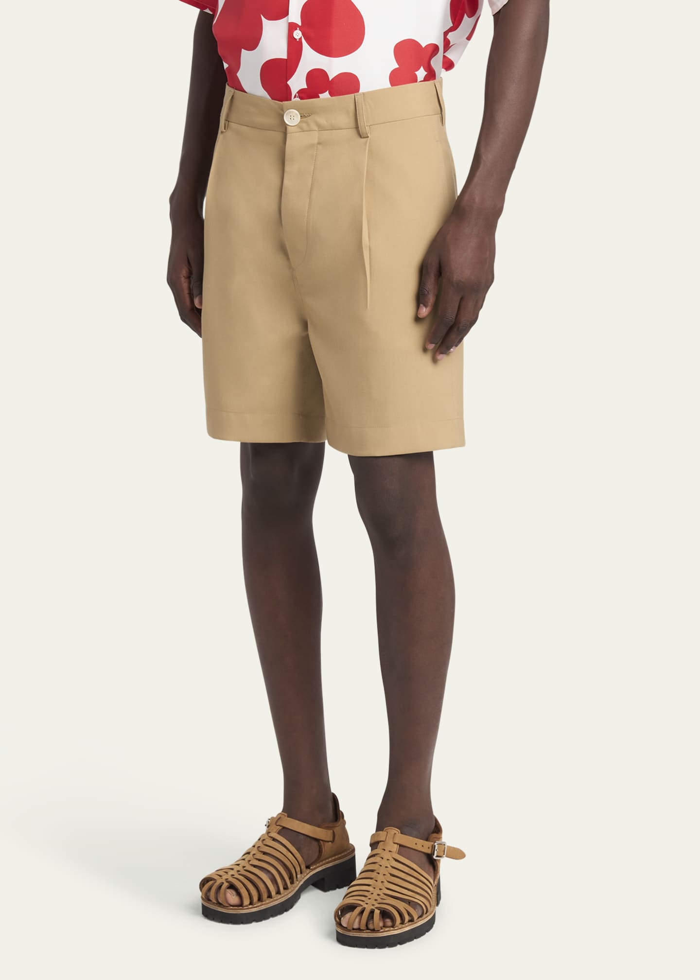 Marni Men's Tropical Wool Bermuda Shorts Image 4 of 5