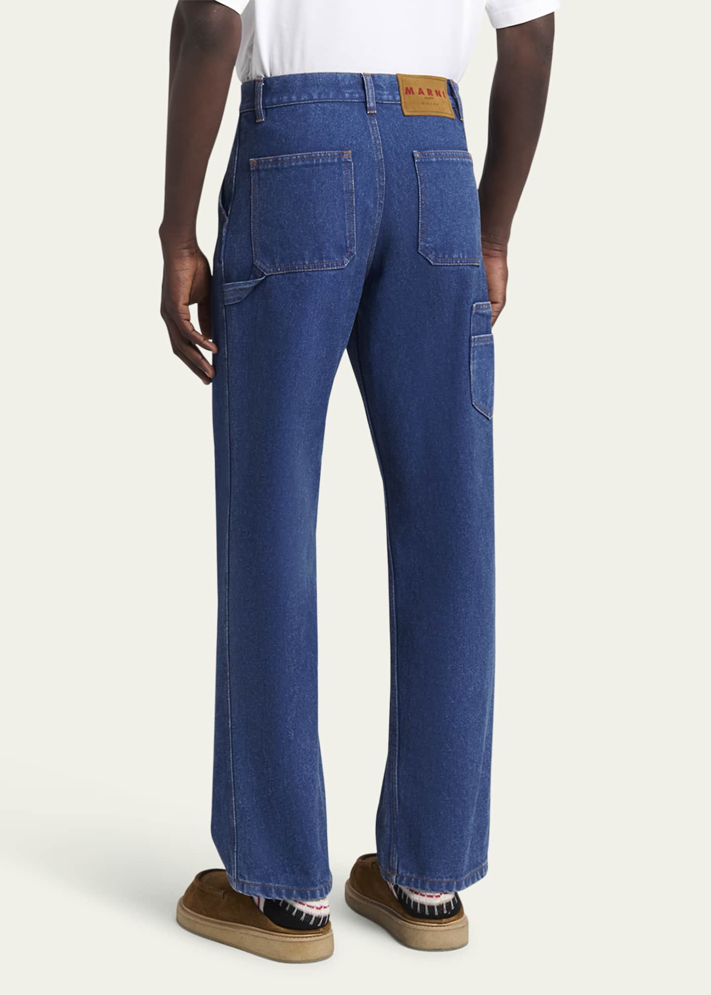 Marni Men's Denim Carpenter Pants Image 3 of 5