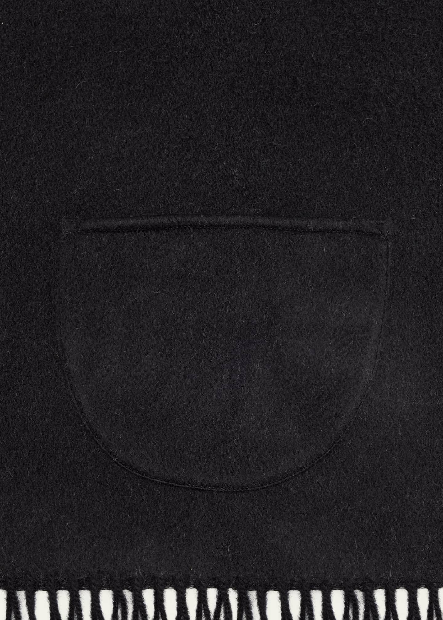 Alonpi Cashmere Fringe Trim Pocket Scarf Image 4 of 4