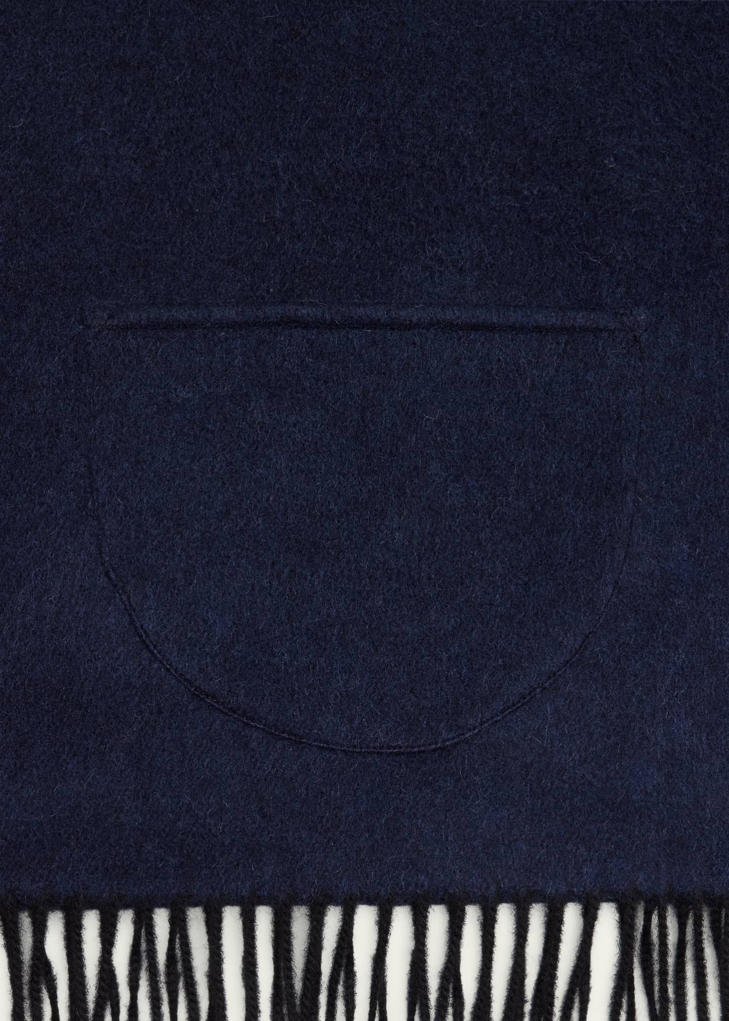 Alonpi Cashmere Fringe Trim Pocket Scarf Image 4 of 4