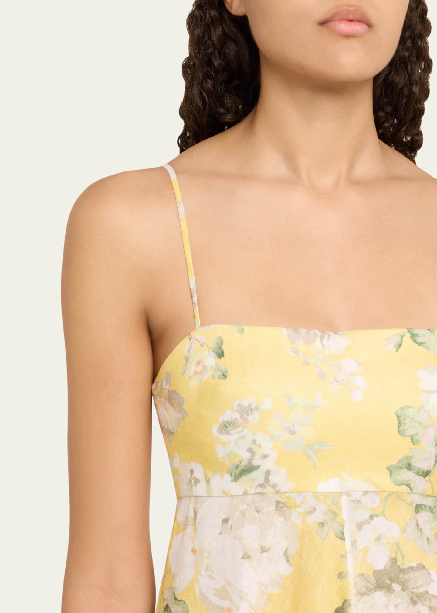 Zimmermann Acacia Floral Midi Dress Image 5 of 5