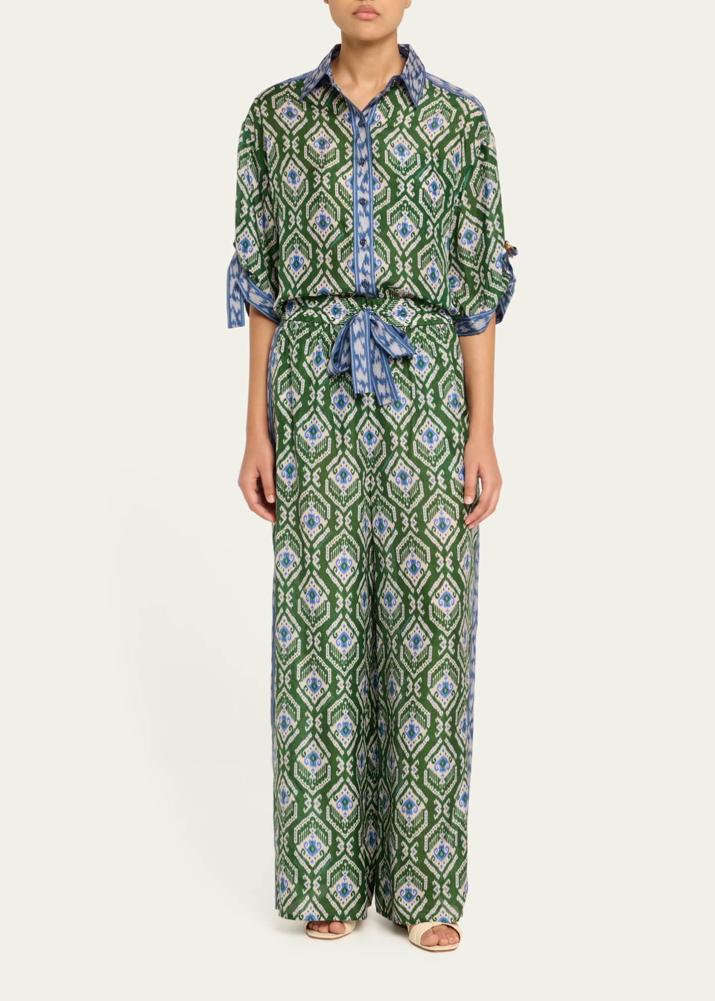 Zimmermann Ikat Wylie Relaxed Pants Image 2 of 5