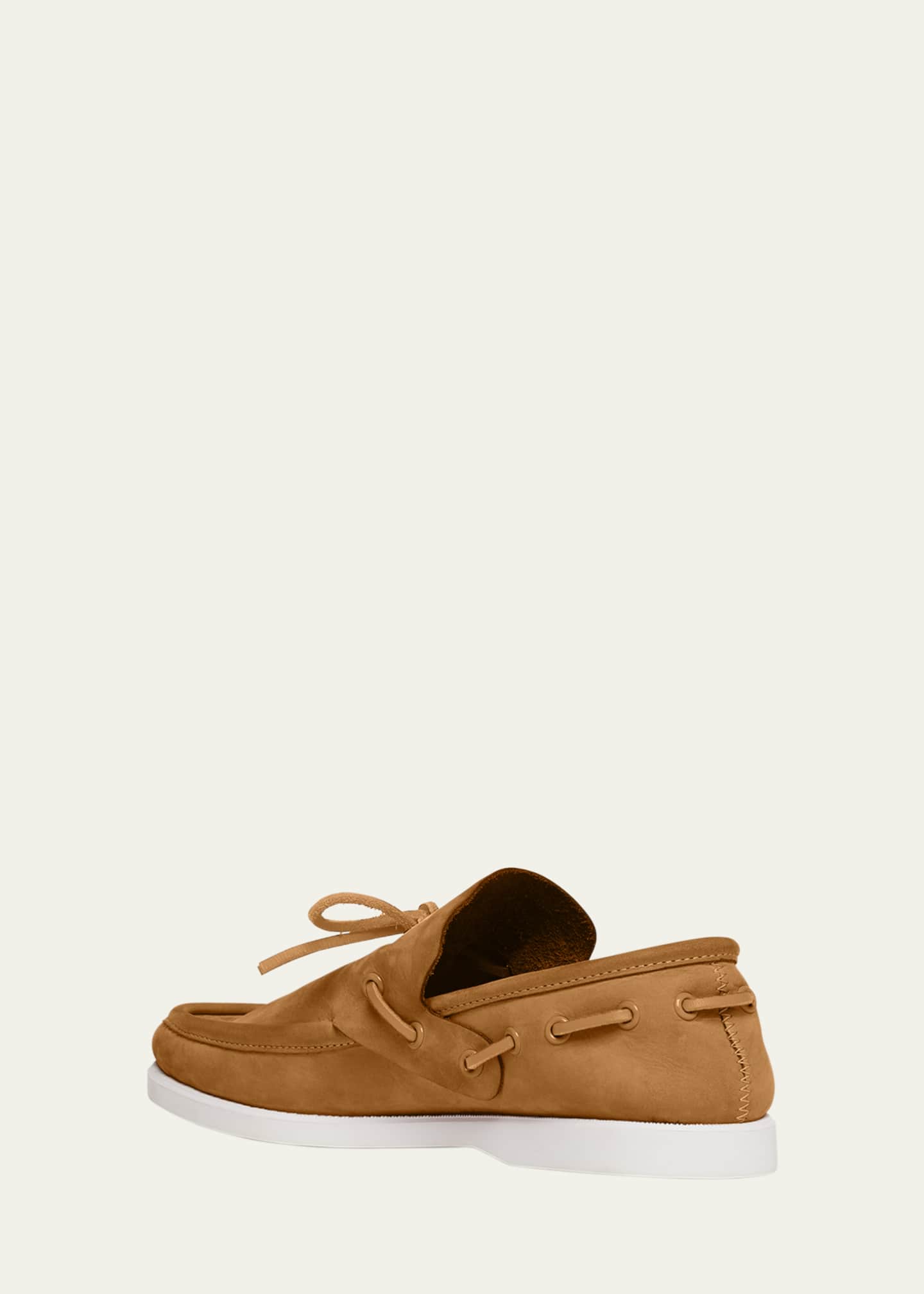 Marni Suede Moccasin Boat Shoes Image 2 of 3