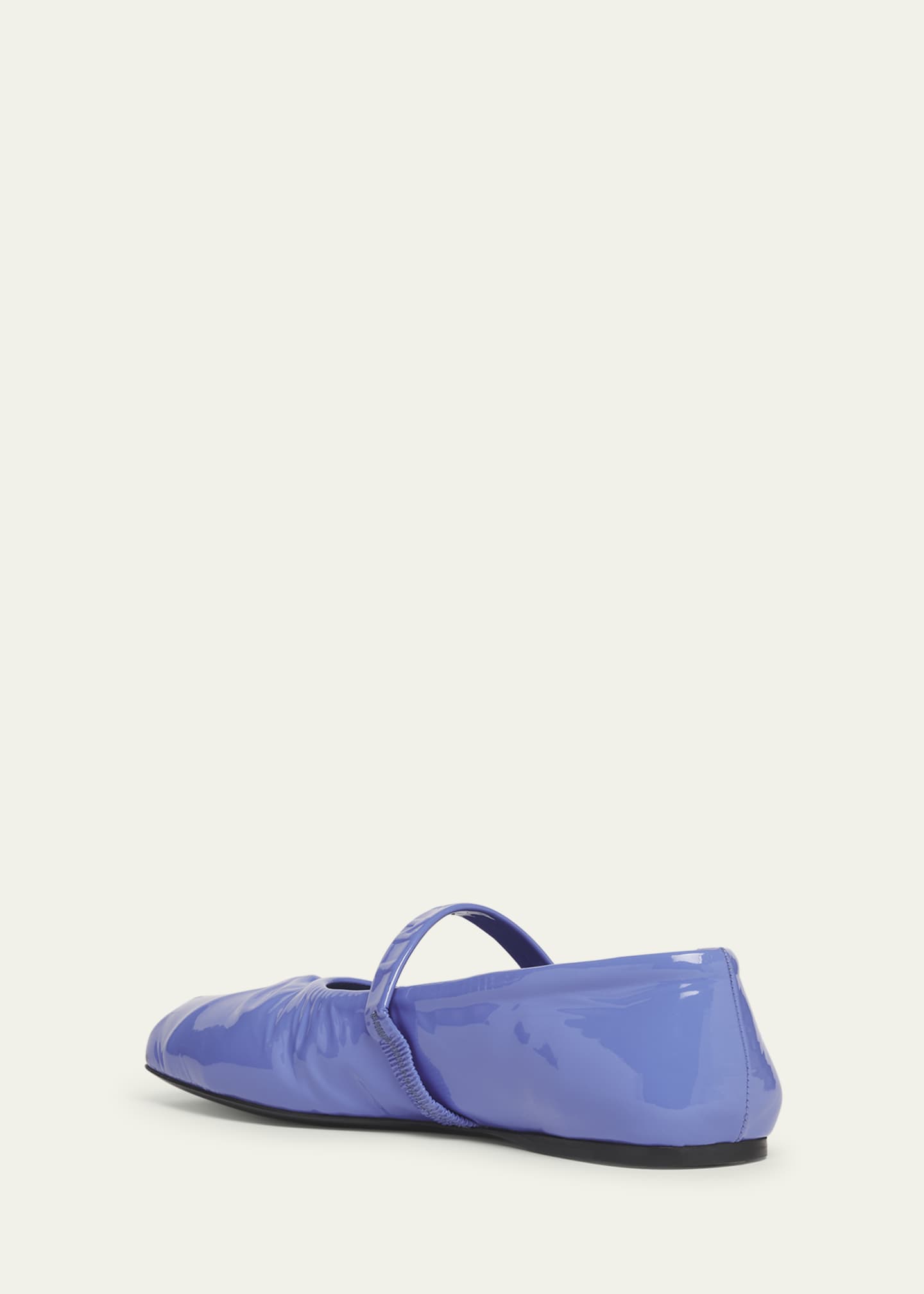Marni Bow Patent Leather Mary Jane Ballerina Flats Image 2 of 3