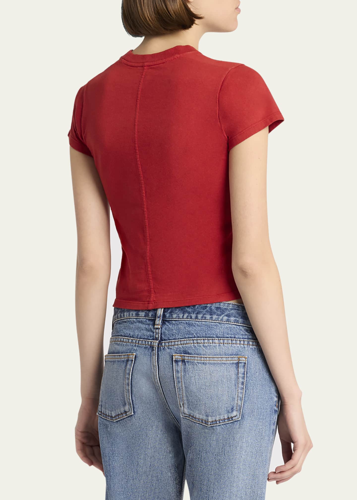 THE ROW Tommy Short-Sleeve T-Shirt Image 3 of 5
