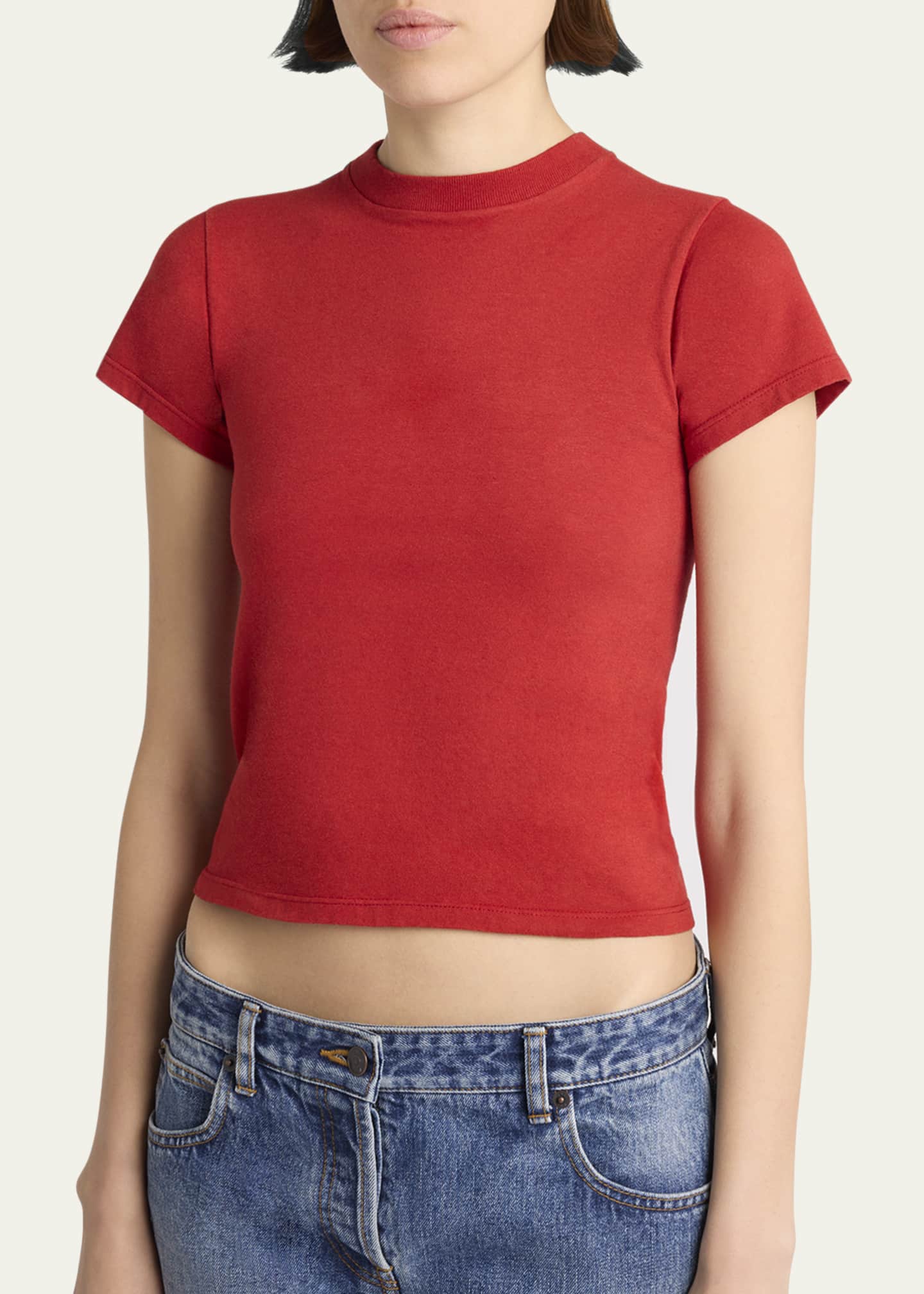 THE ROW Tommy Short-Sleeve T-Shirt Image 5 of 5