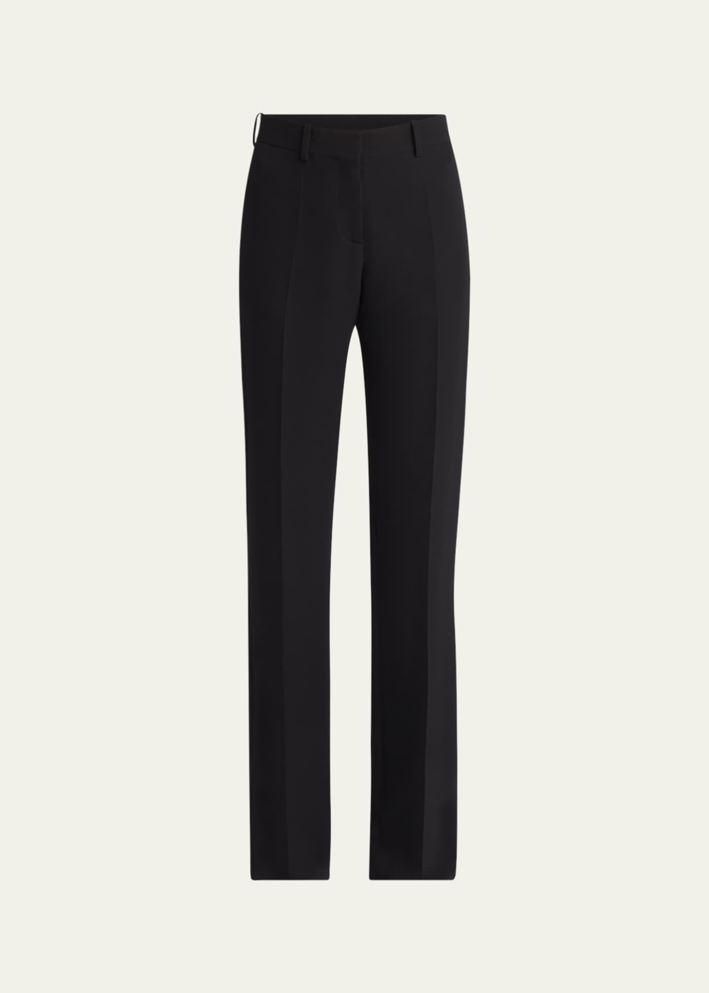 THE ROW Selvie Wide-Leg Silk Pants Image 1 of 7