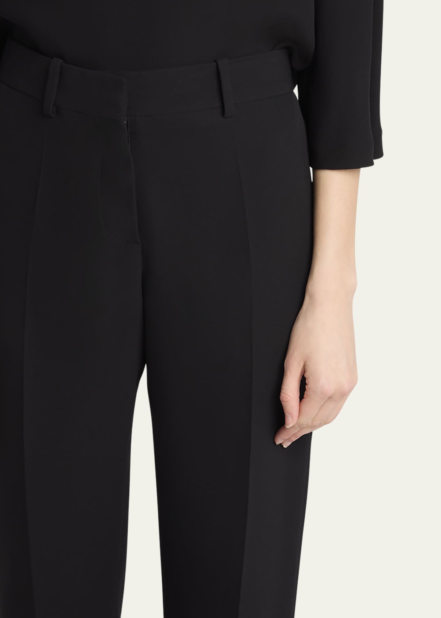 THE ROW Selvie Wide-Leg Silk Pants Image 5 of 7