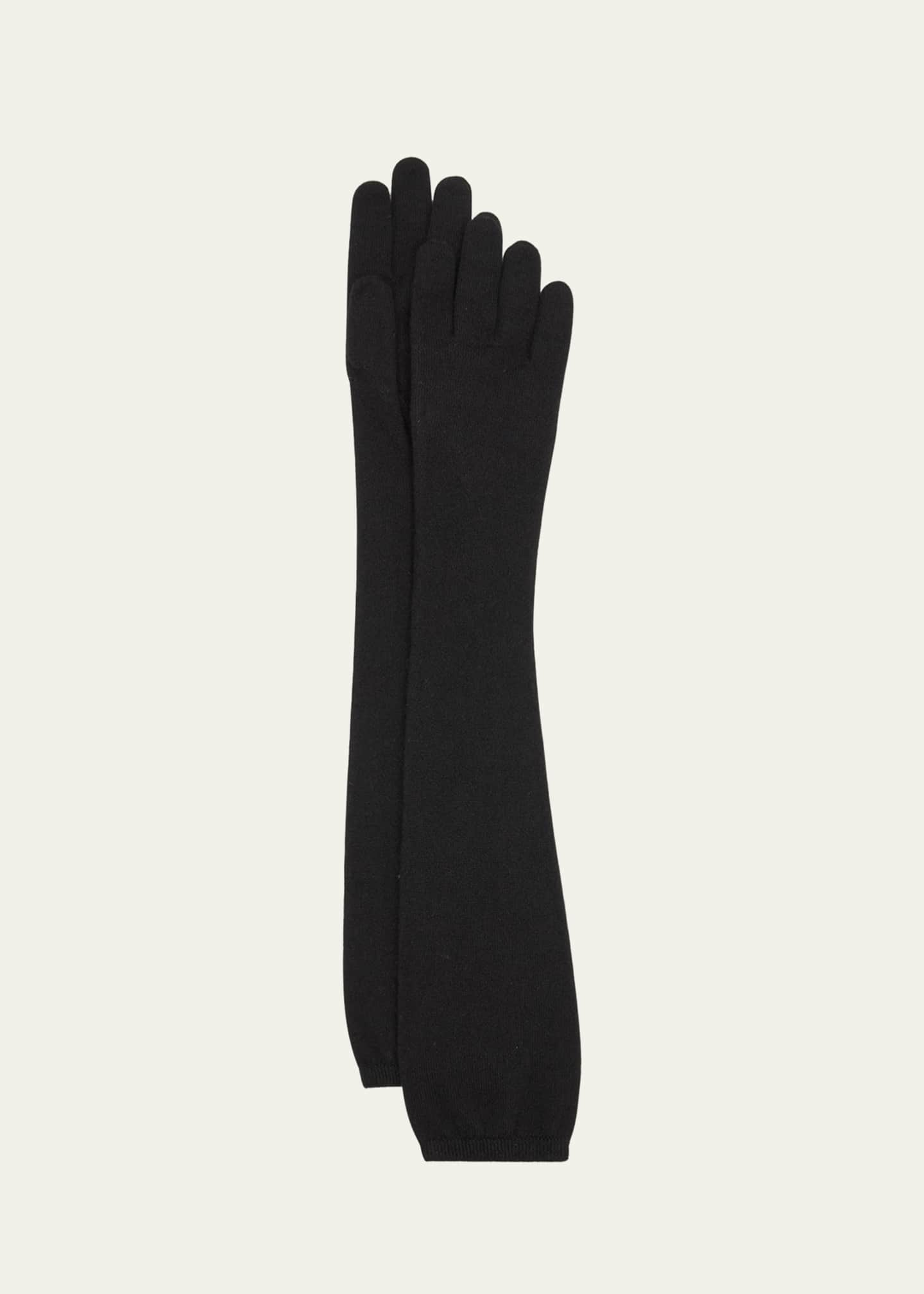 THE ROW Ivot Cashmere Long Gloves