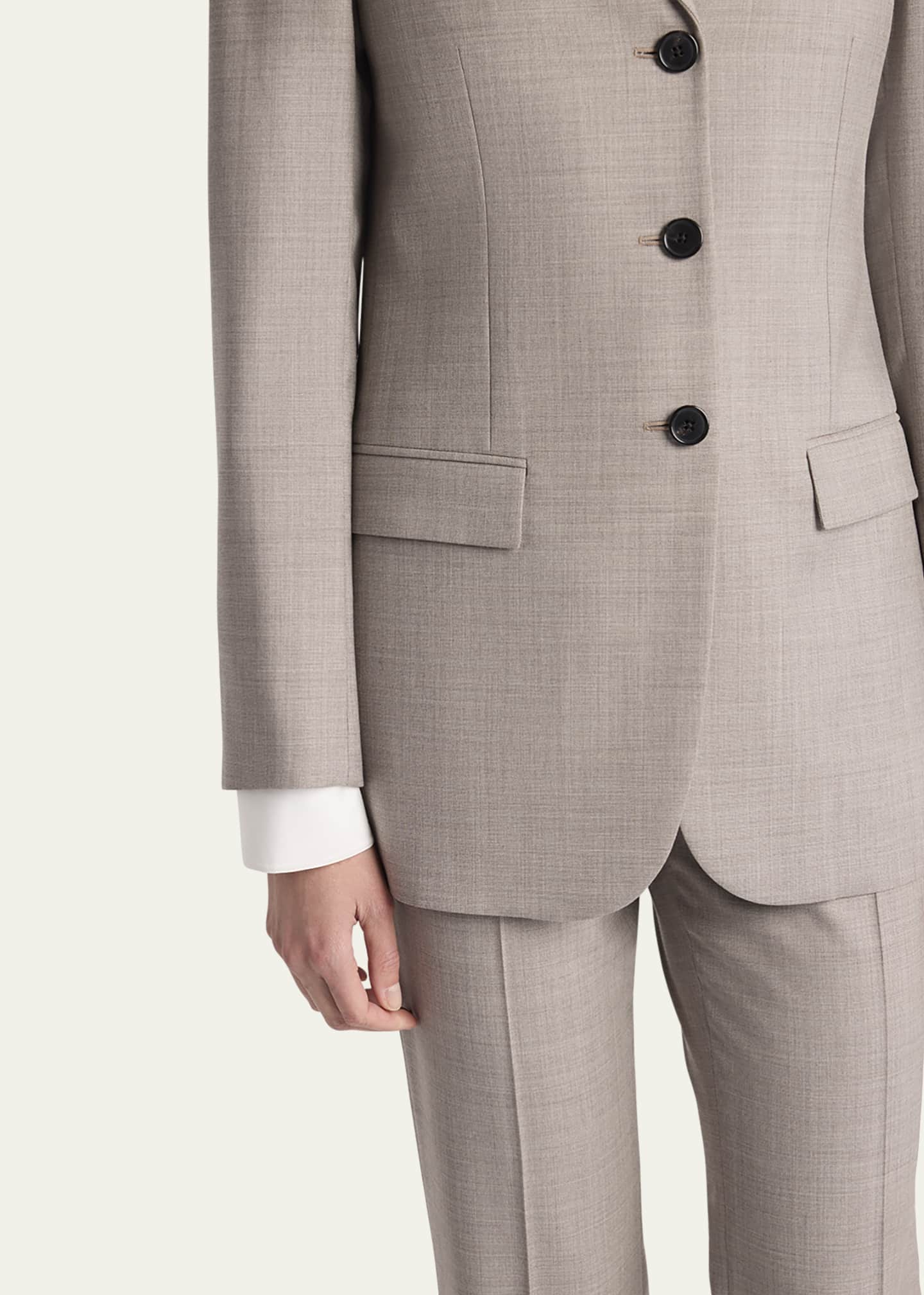 THE ROW Selene Single-Breasted Blazer Jacket Image 5 of 7