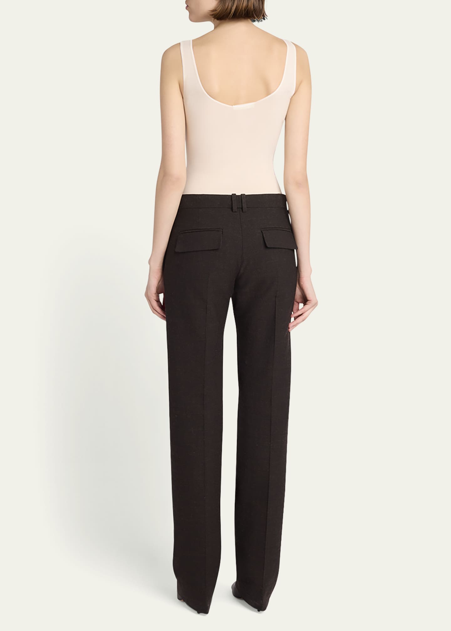 Mandie Scoop-Neck Sleeveless Bodysuit