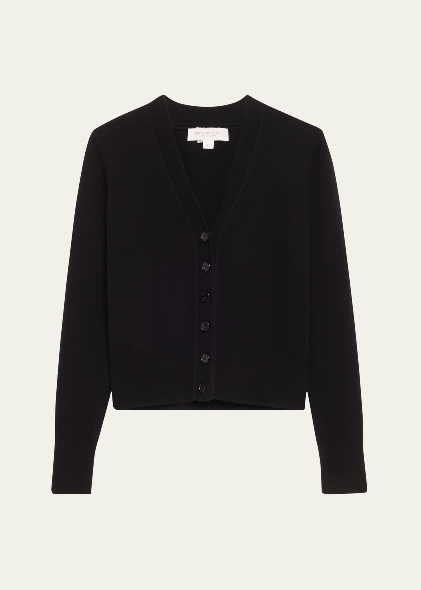 Michael Kors Collection V-Neck Cashmere Baby Cardigan Image 1 of 5