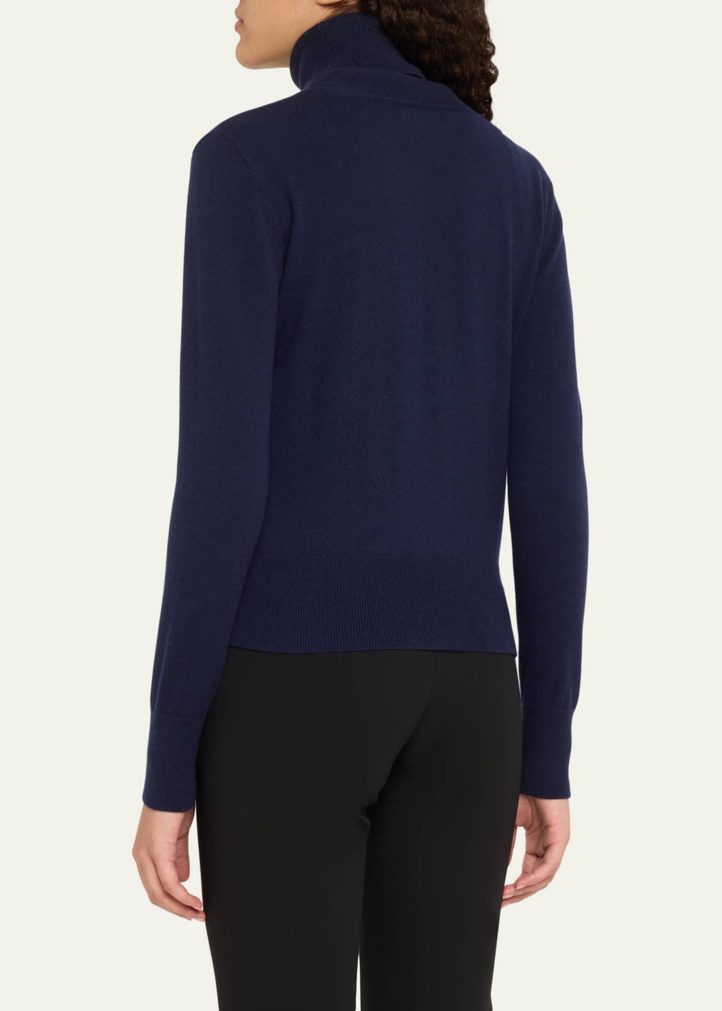 Michael Kors Collection V-Neck Cashmere Baby Cardigan Image 3 of 5