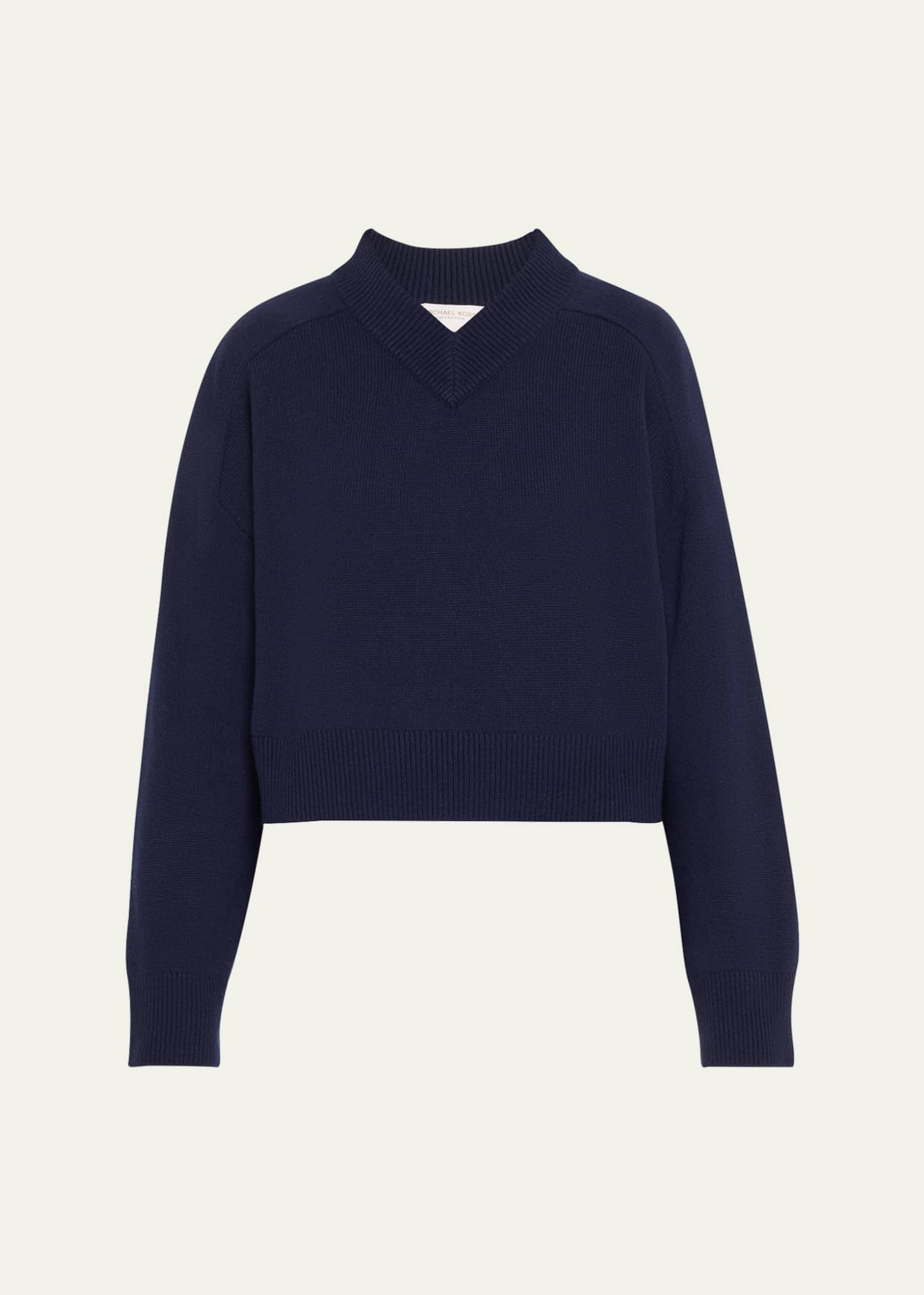 3-Ply Cashmere Varsity Sweater