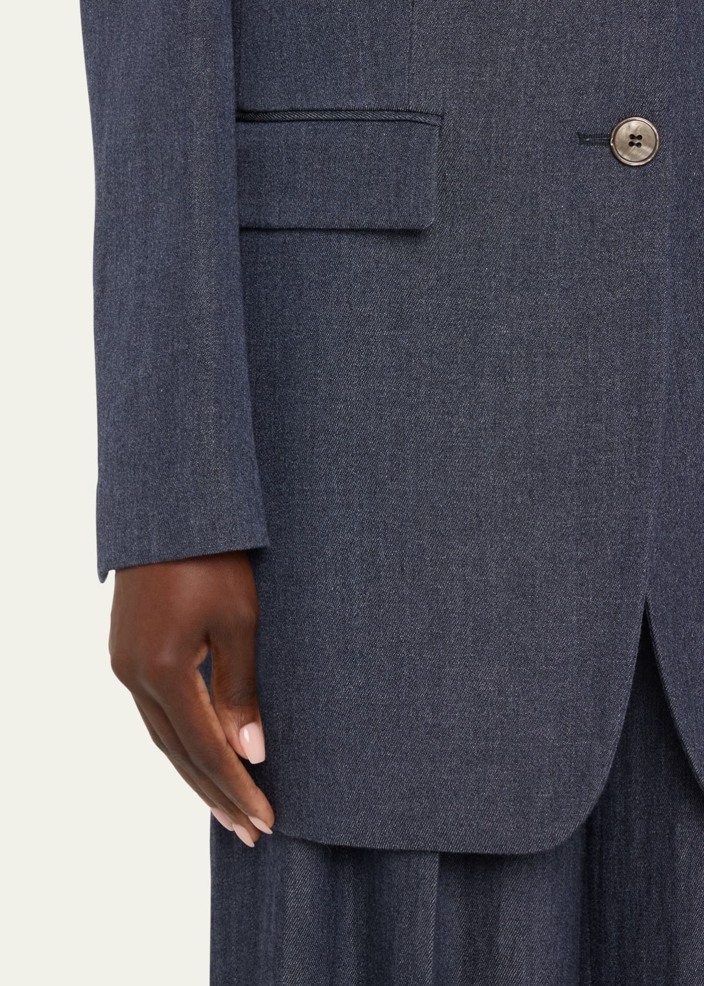 Denim Boyfriend Blazer