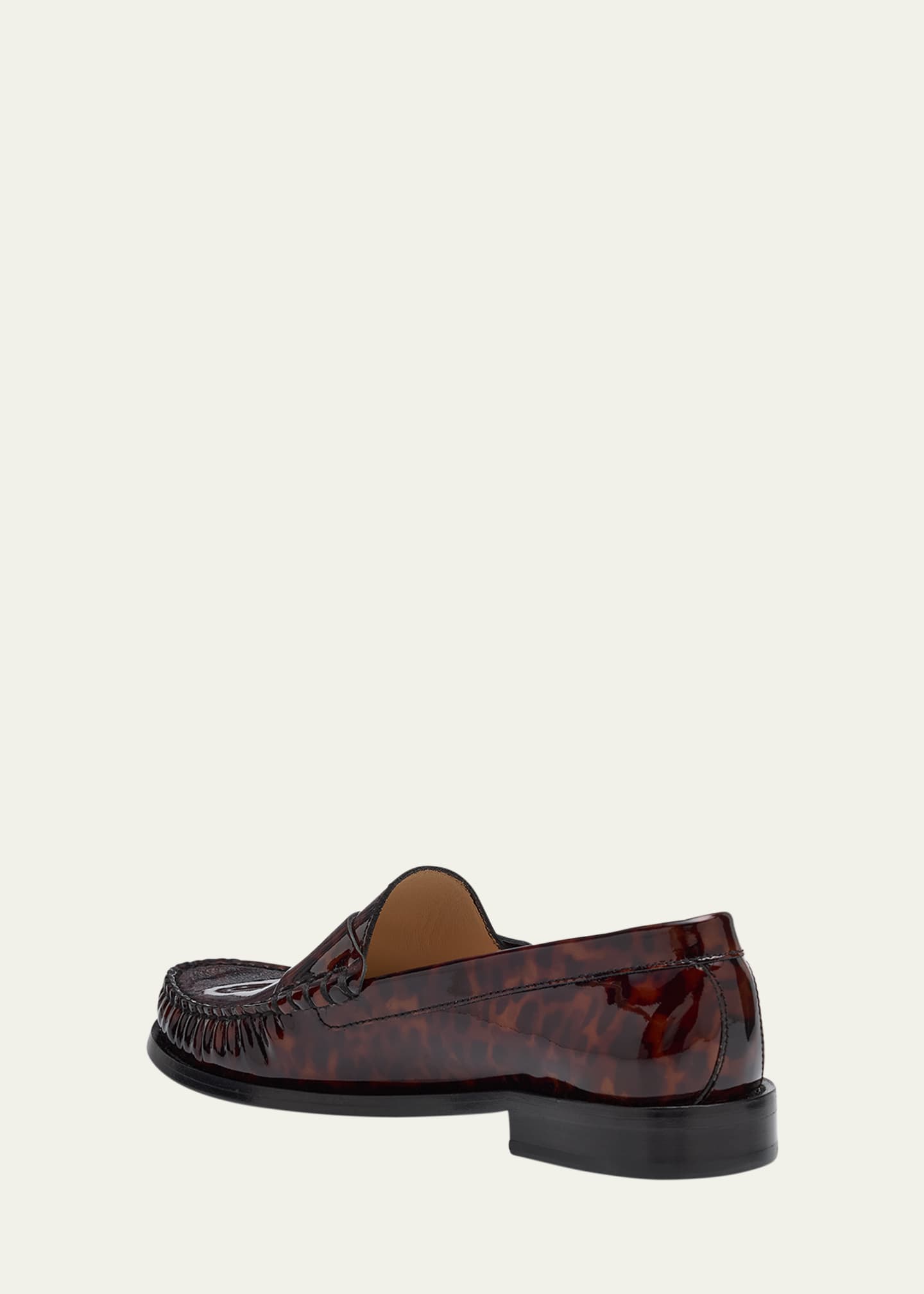 Stuart Weitzman Lottie Patent Leather Loafers Image 4 of 6