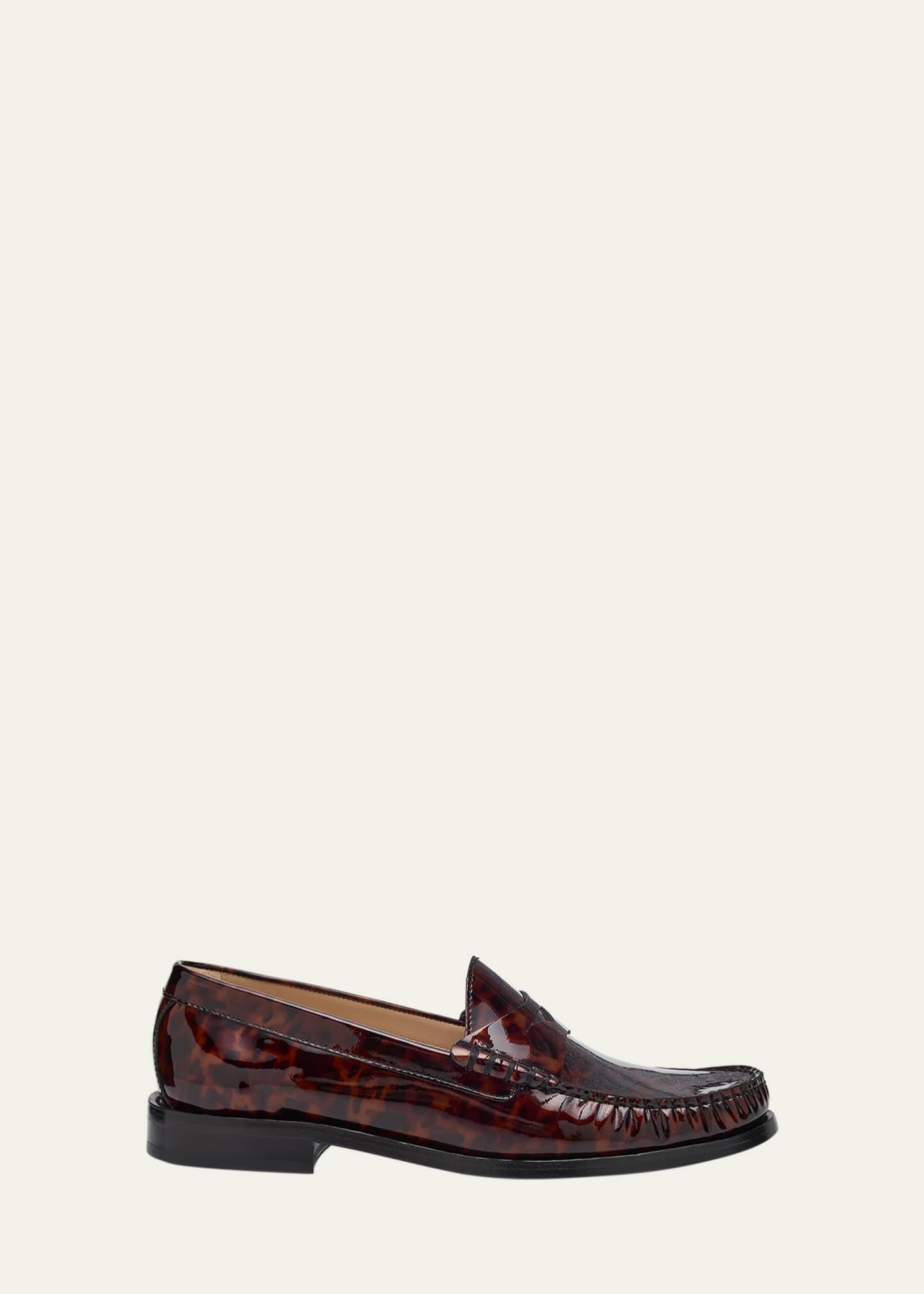 Stuart Weitzman Lottie Patent Leather Loafers Image 1 of 6
