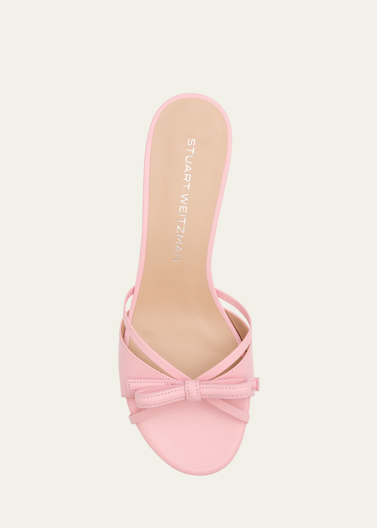 【Stuart Weitzman】Felicityエスパドリーユサンダル ピンク系 Shop Stuart Weitzman - Felicity 50MM Leather Slide Sandals