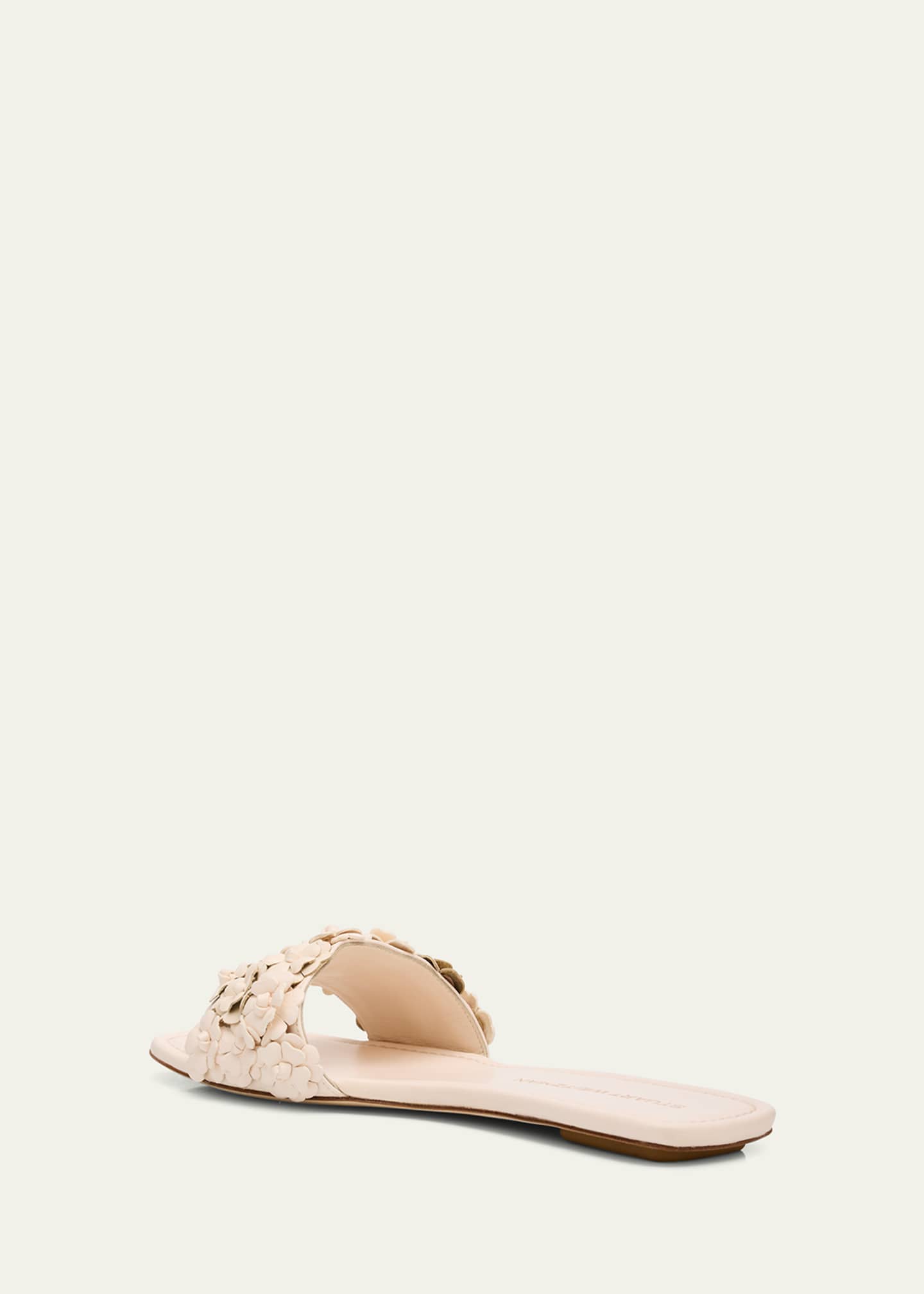 Stuart Weitzman Meadow Flower Leather Slides Image 4 of 6