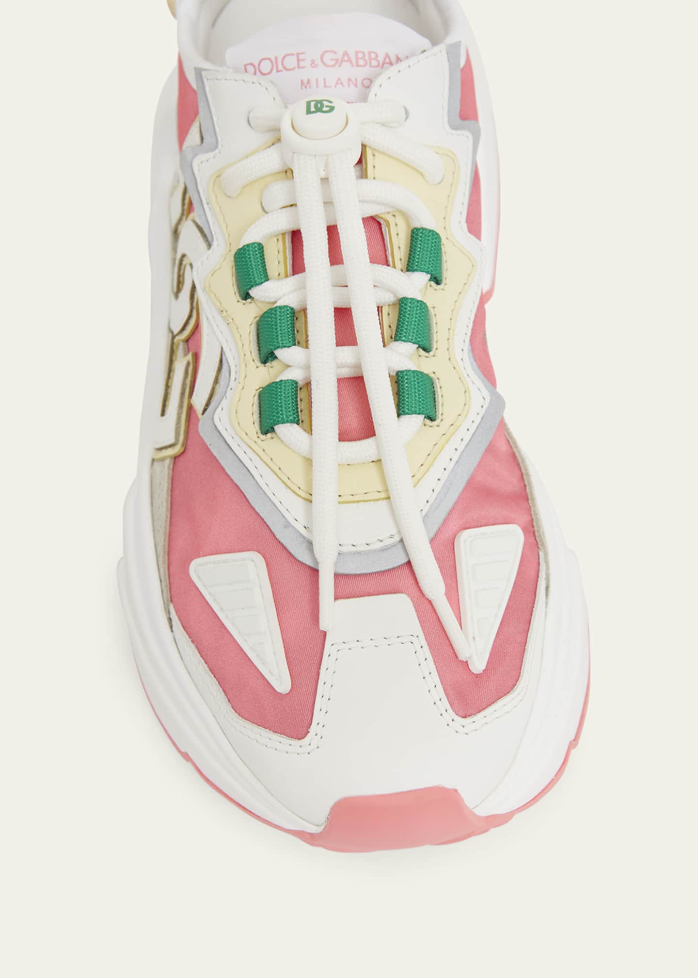 Dolce&Gabbana DG Colorblock Drawstring Runner Sneakers Image 4 of 5