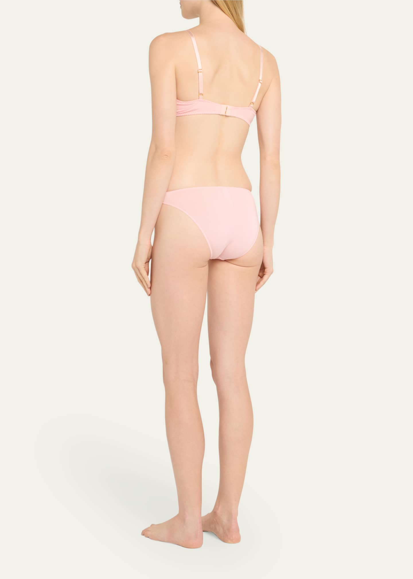 Videris Lingerie Whitney FloralEmbroidered Bikini Briefs Bergdorf