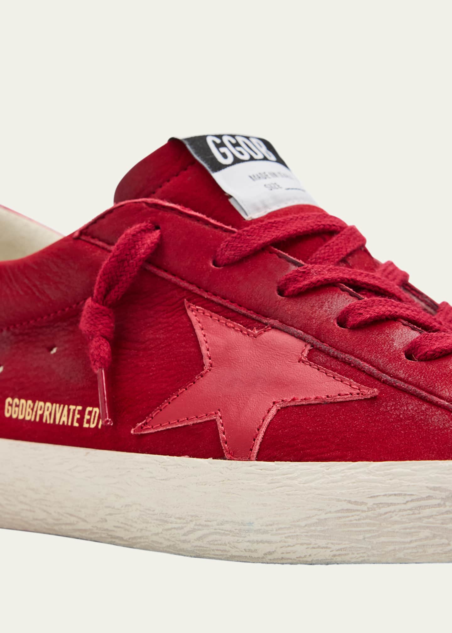 Golden Goose Superstar Mixed Leather Low-Top Sneakers Image 6 of 6