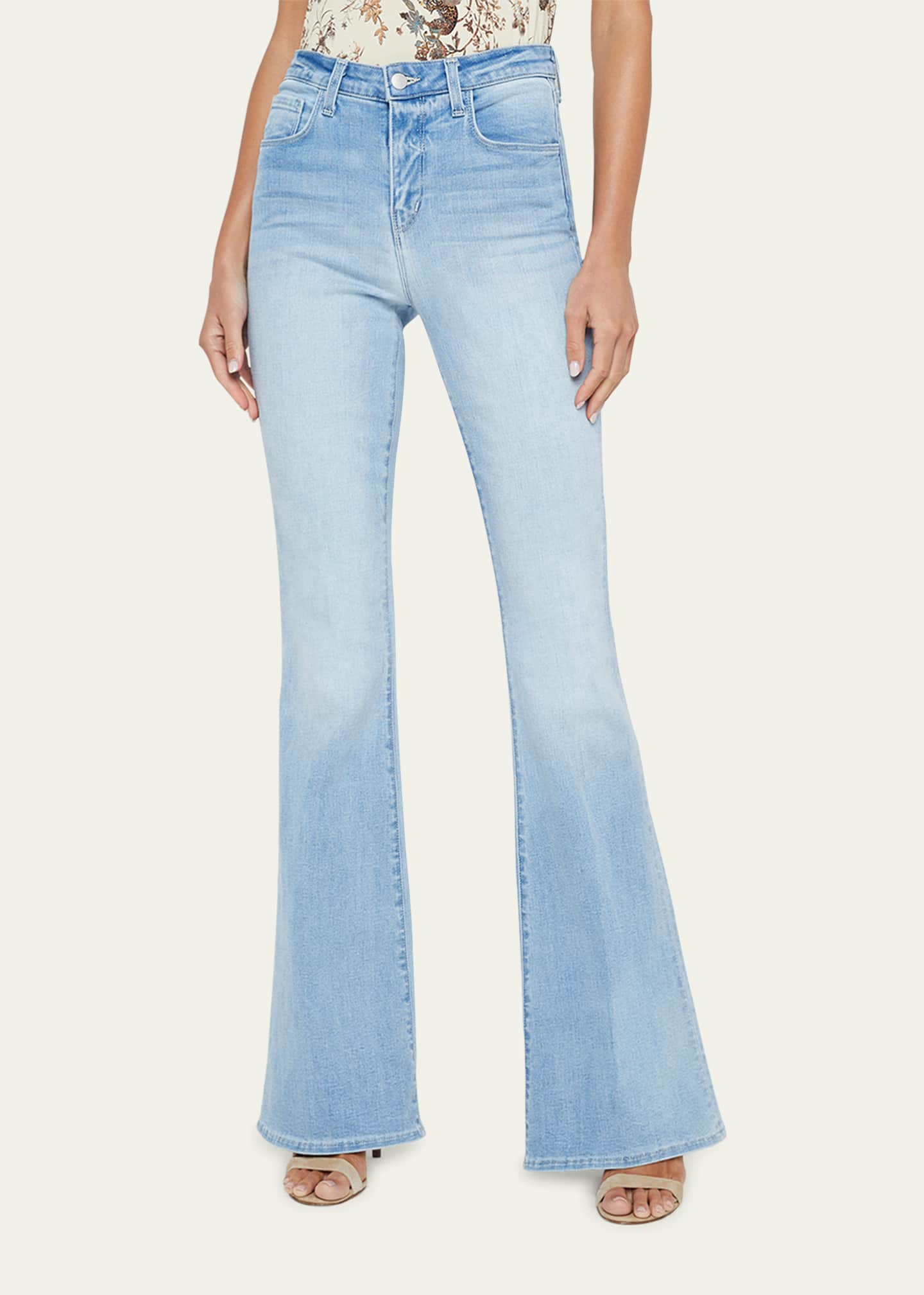 L'Agence Marty High-Rise Flare Jeans Image 4 of 4