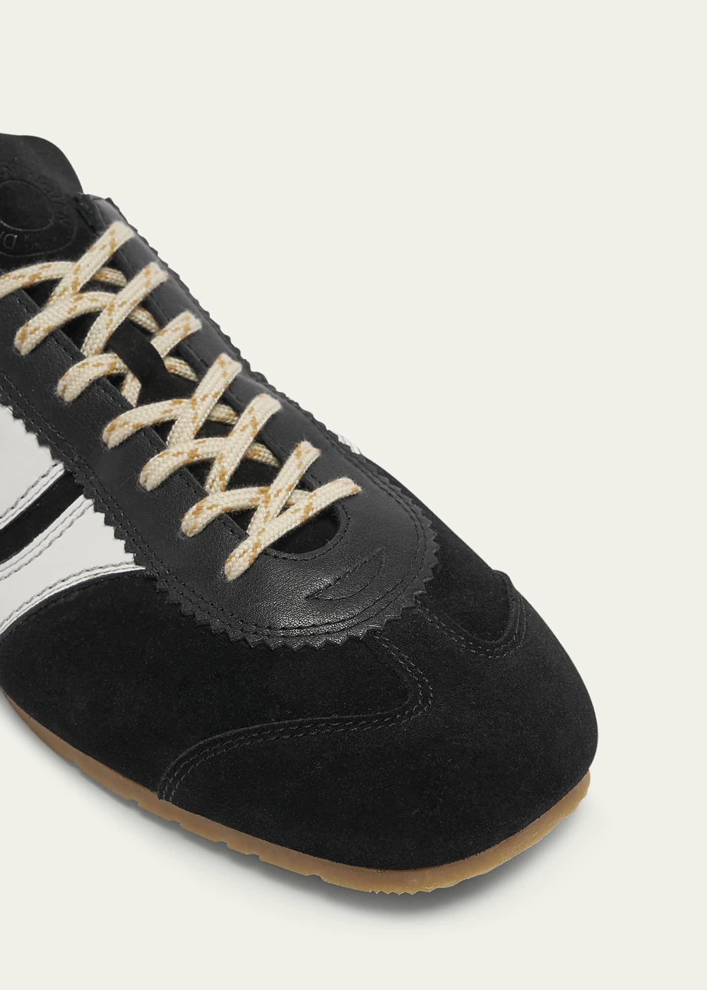 Dries Van Noten Men's Suede and Leather Trainer Sneakers Image 6 of 6