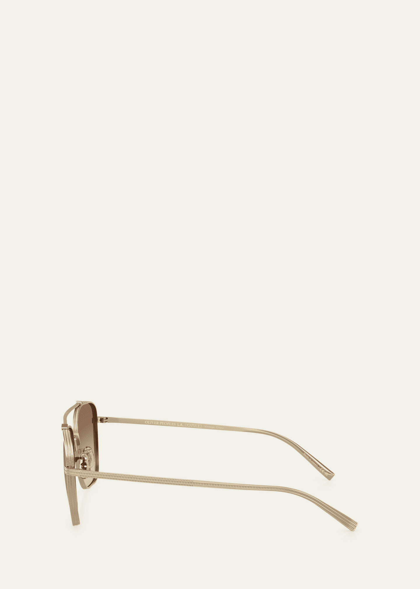 Oliver Peoples Pilot Titanium Aviator Sunglasses Image 3 of 3