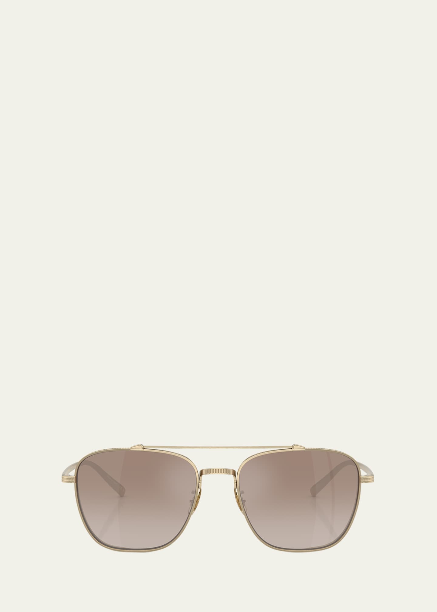 Oliver Peoples Pilot Titanium Aviator Sunglasses Image 1 of 3