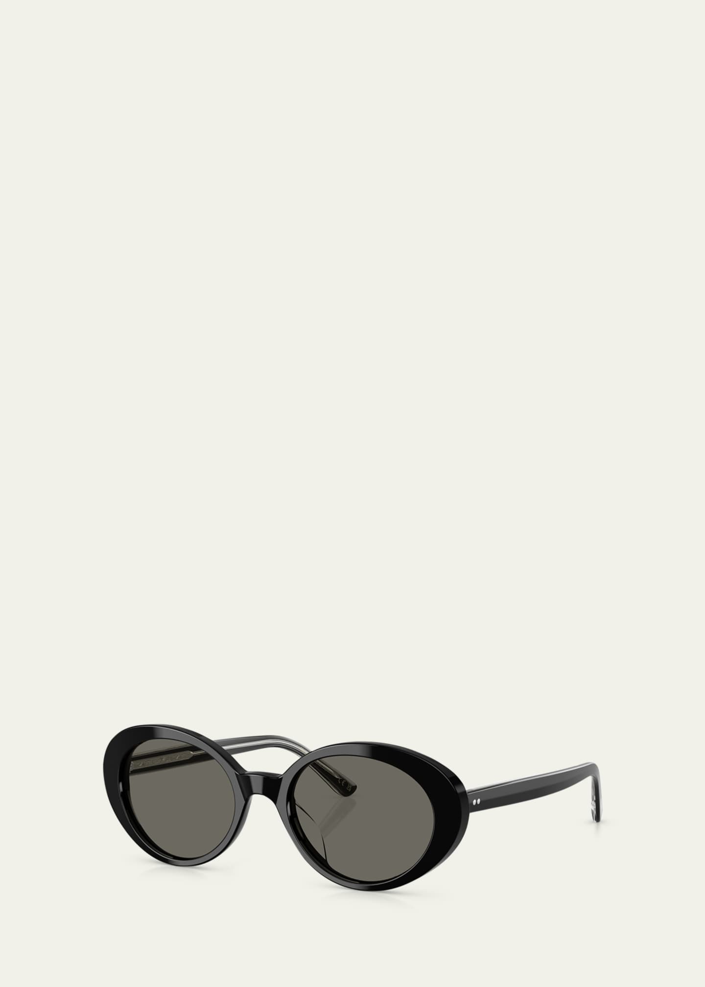 Oliver Peoples Acetate Oval Sunglasses Image 2 of 3
