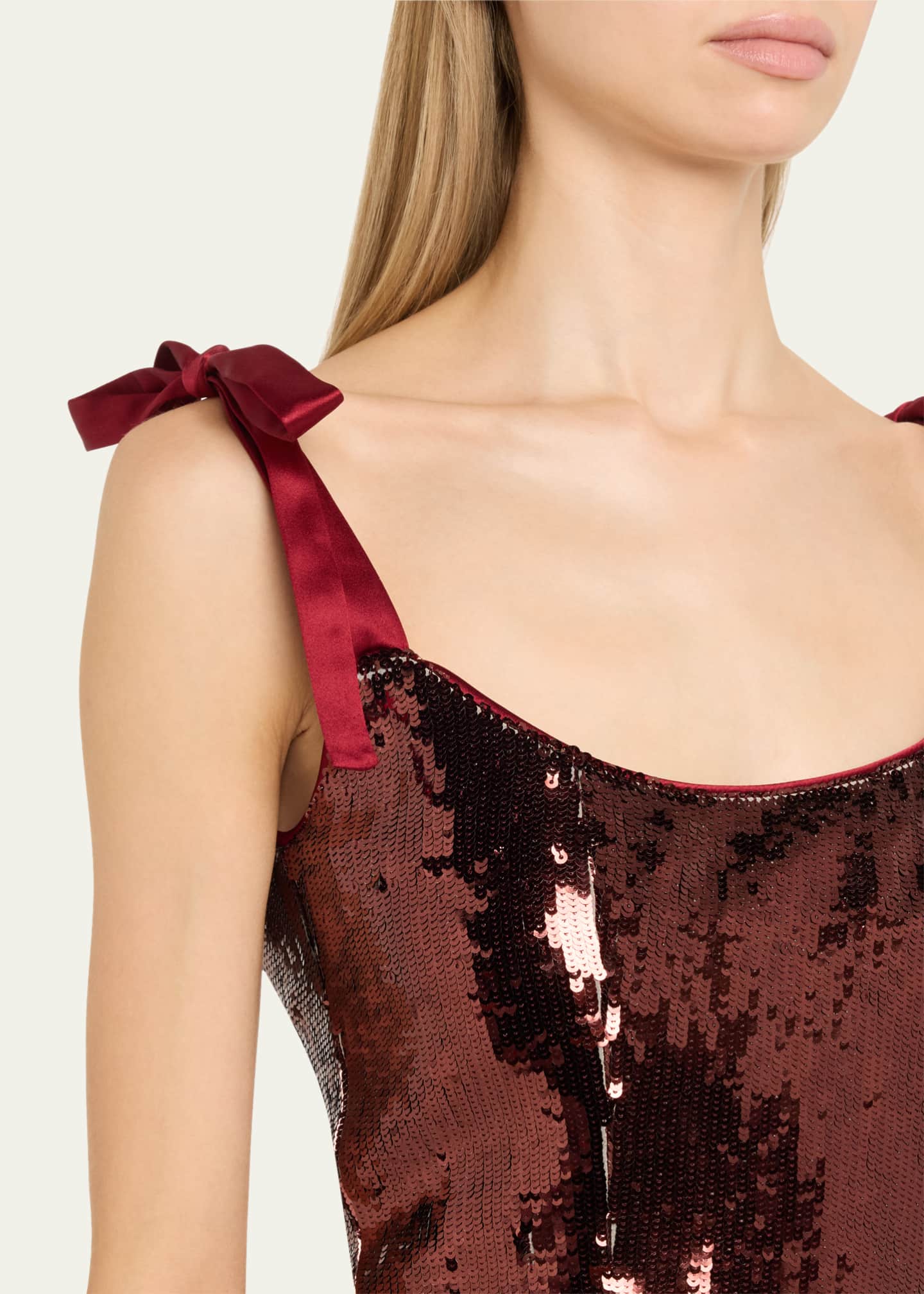 Markarian Sleeveless Sequin Scoop-Neck Midi Dress Image 5 of 5