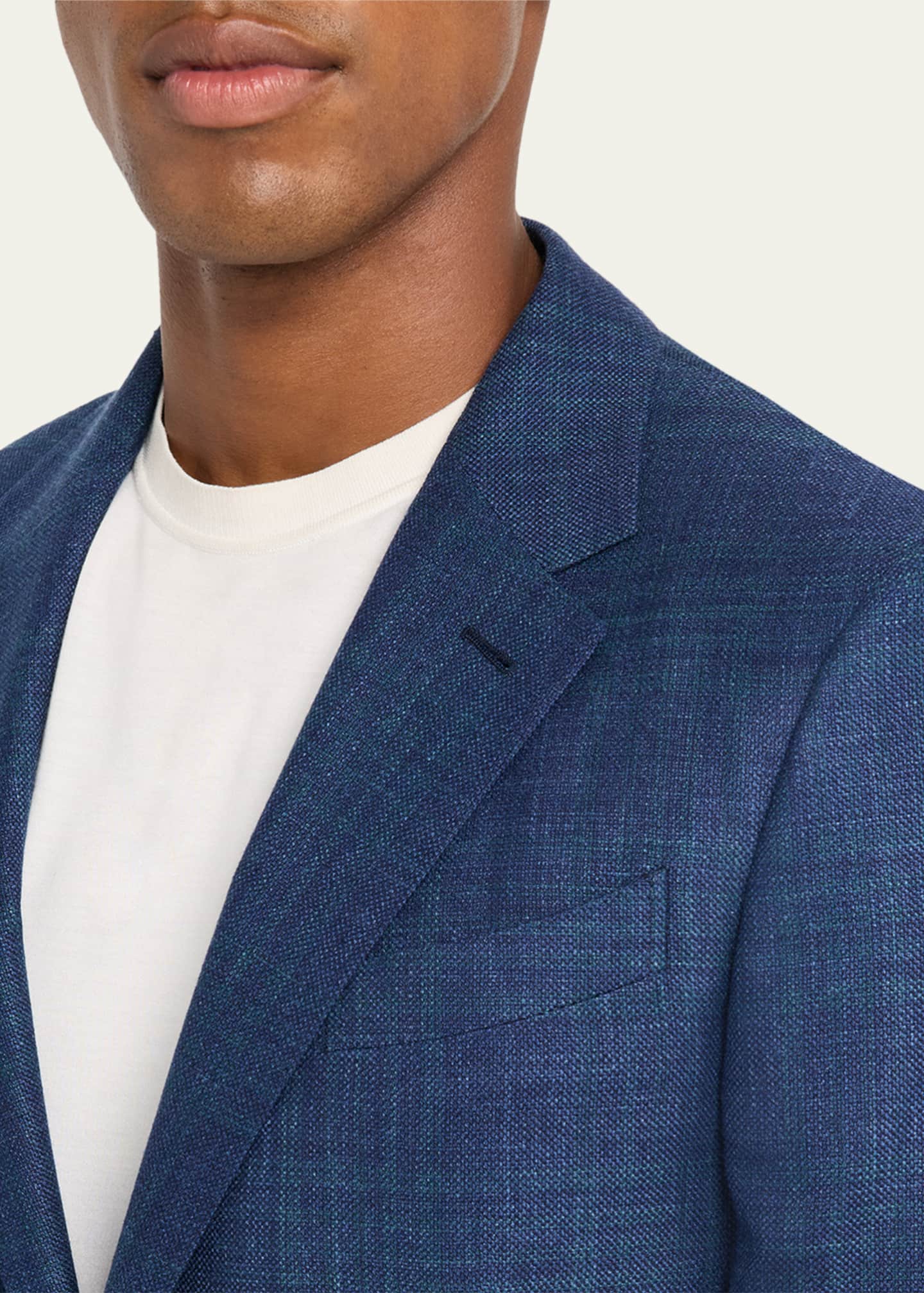 ZEGNA Men's Tonal Plaid Single-Breasted Sport Coat - Bergdorf Goodman