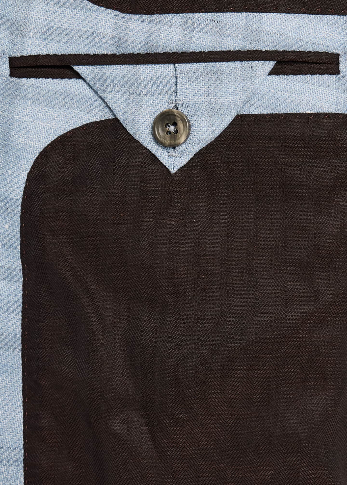 ZEGNA Men's Large Check Sport Coat Image 6 of 8