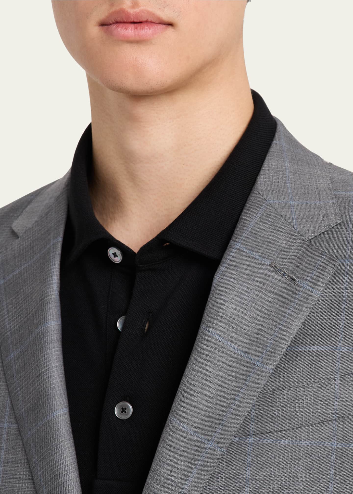 ZEGNA Men's 15milmil15 Wool Plaid Suit Image 5 of 5