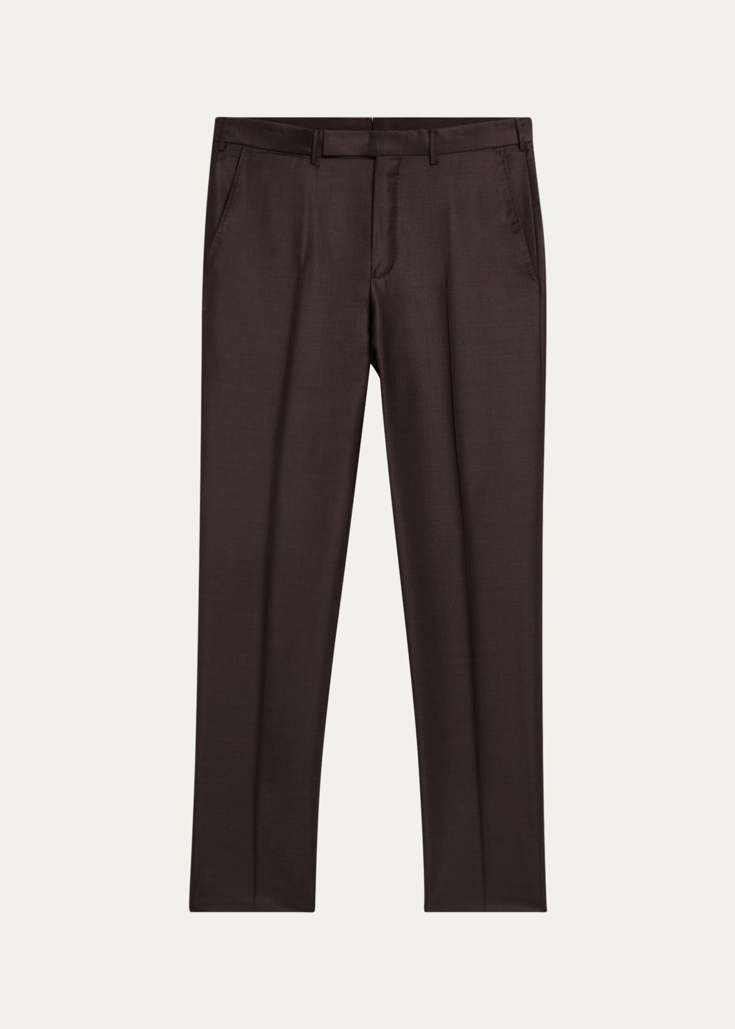 ZEGNA Men's Trofeo Sharkskin Trousers Image 1 of 5