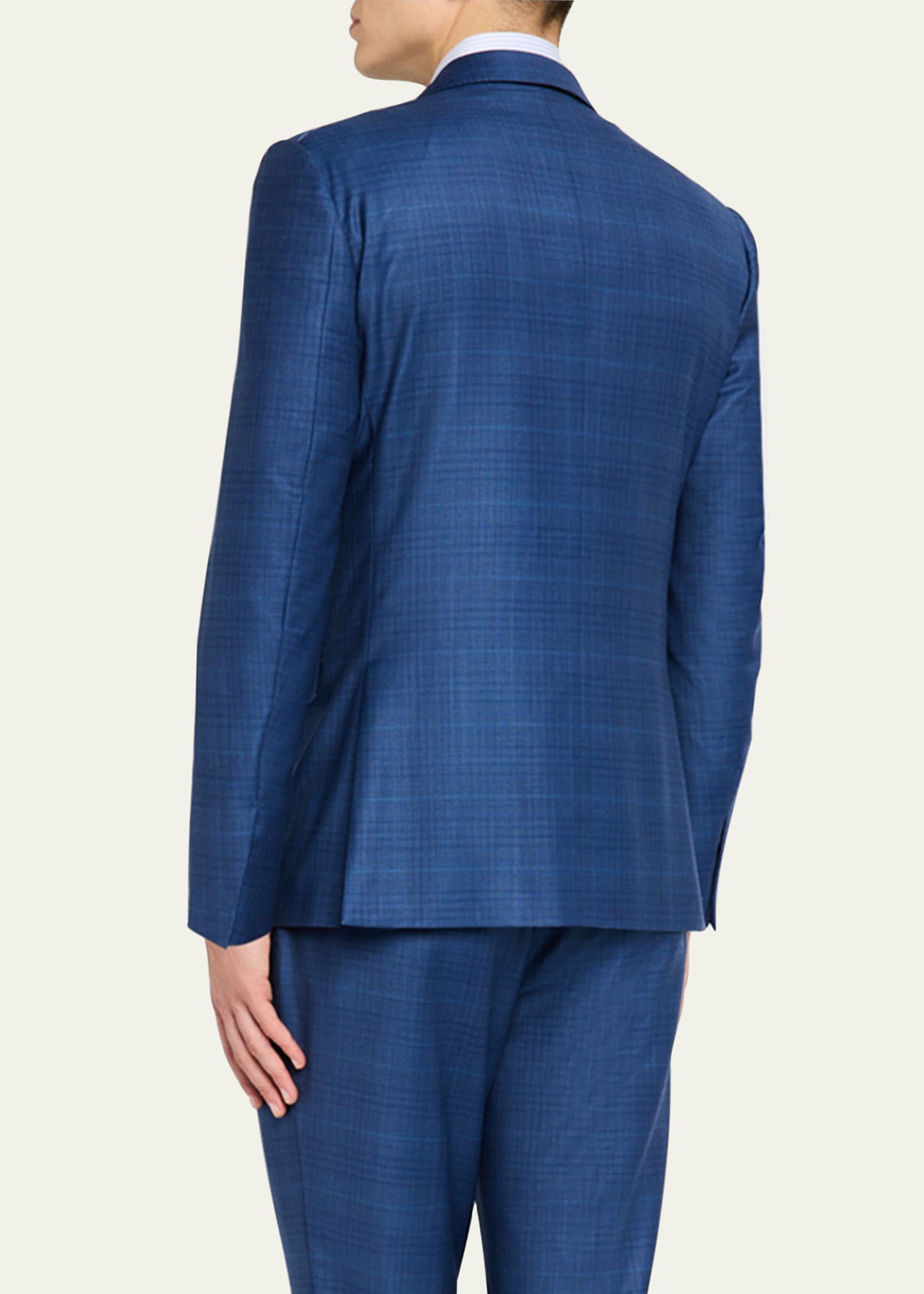 ZEGNA Men's Trofeo Check Suit Image 3 of 5