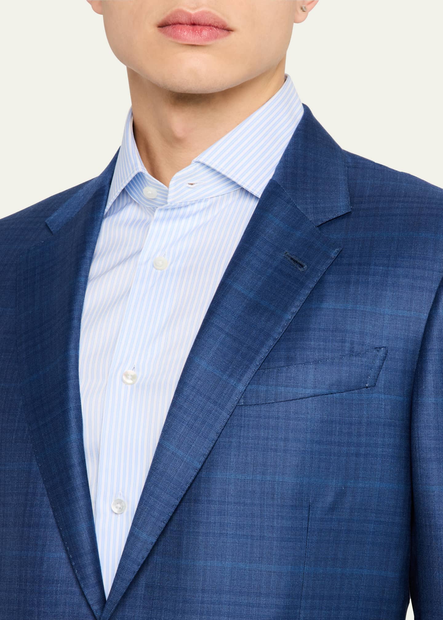 ZEGNA Men's Trofeo Check Suit Image 5 of 5