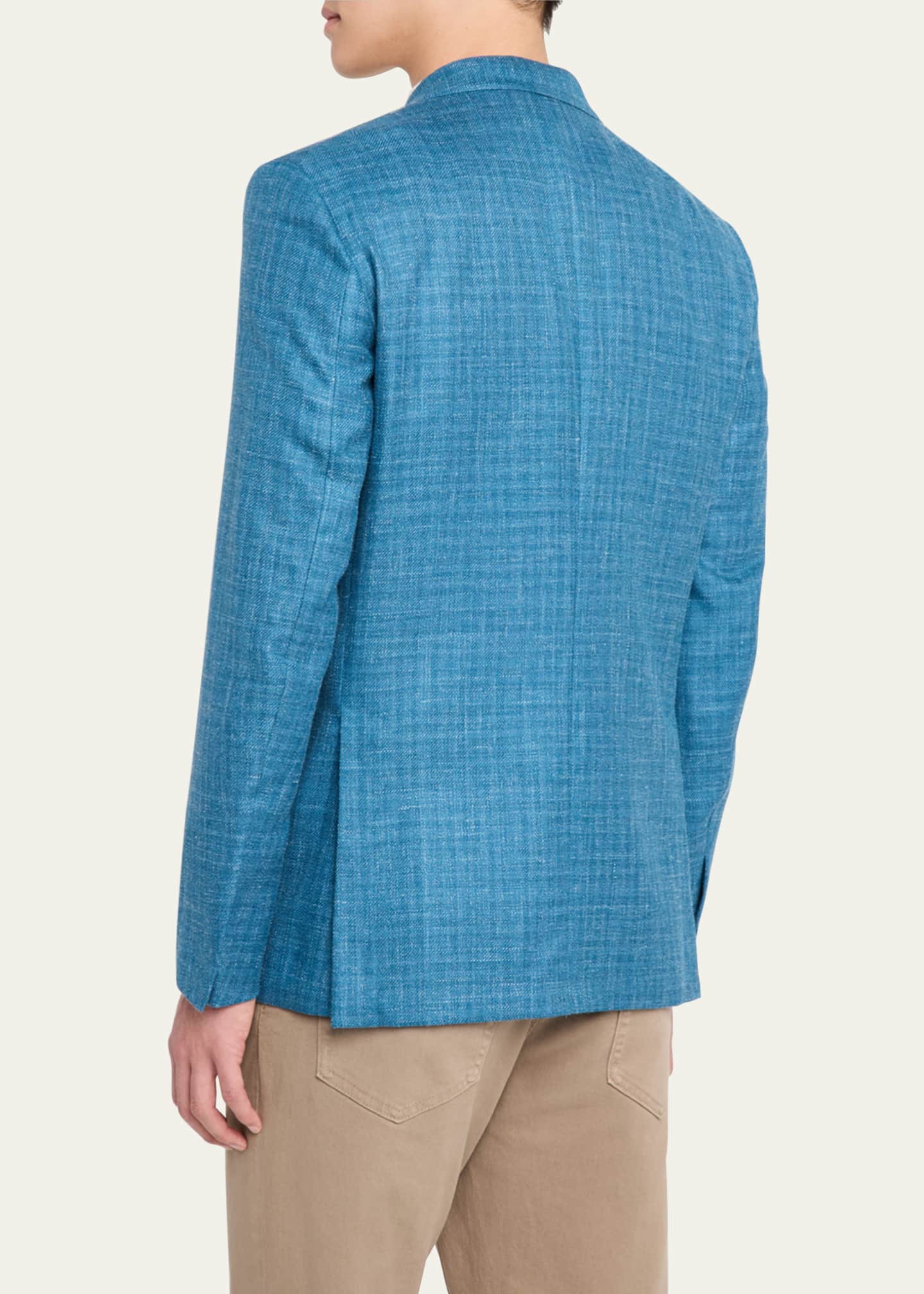 ZEGNA Men's Melange Sport Coat Image 3 of 5