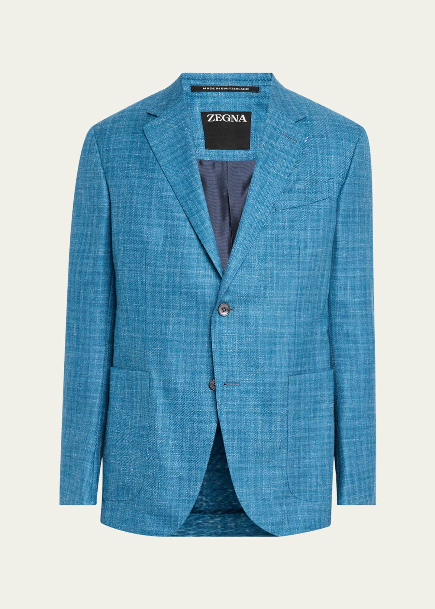 ZEGNA Men's Melange Sport Coat Image 1 of 5