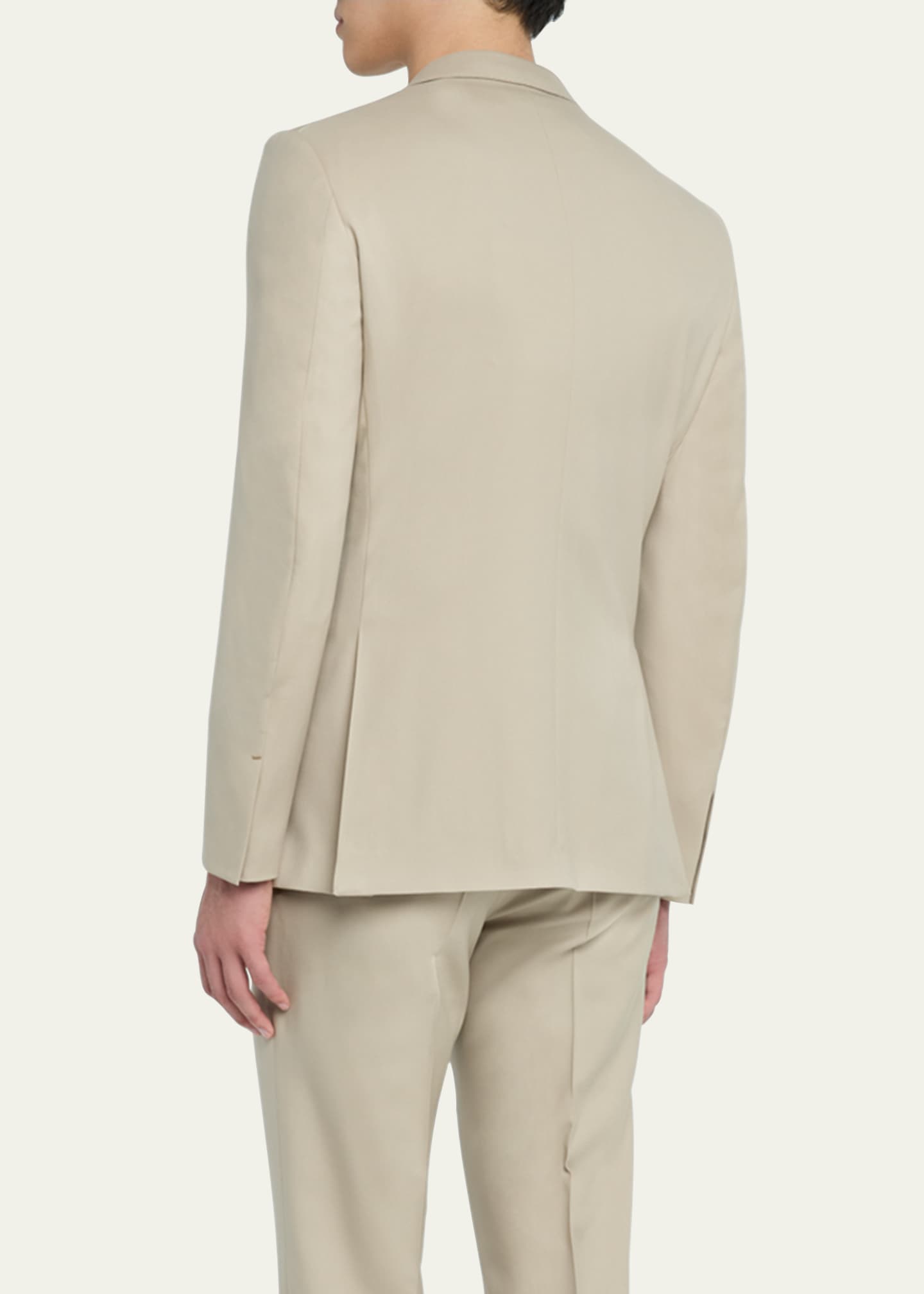 ZEGNA Men's Solid Trofeo Wool Suit Image 3 of 4