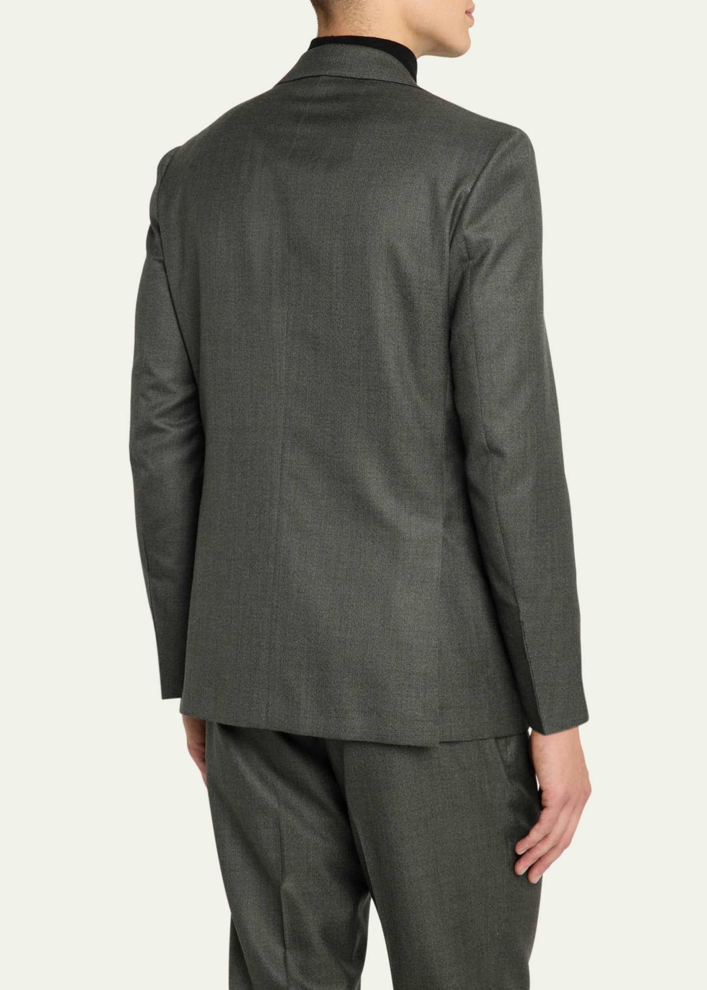 Kiton Men's Textured Cashmere-Silk Suit Image 5 of 8