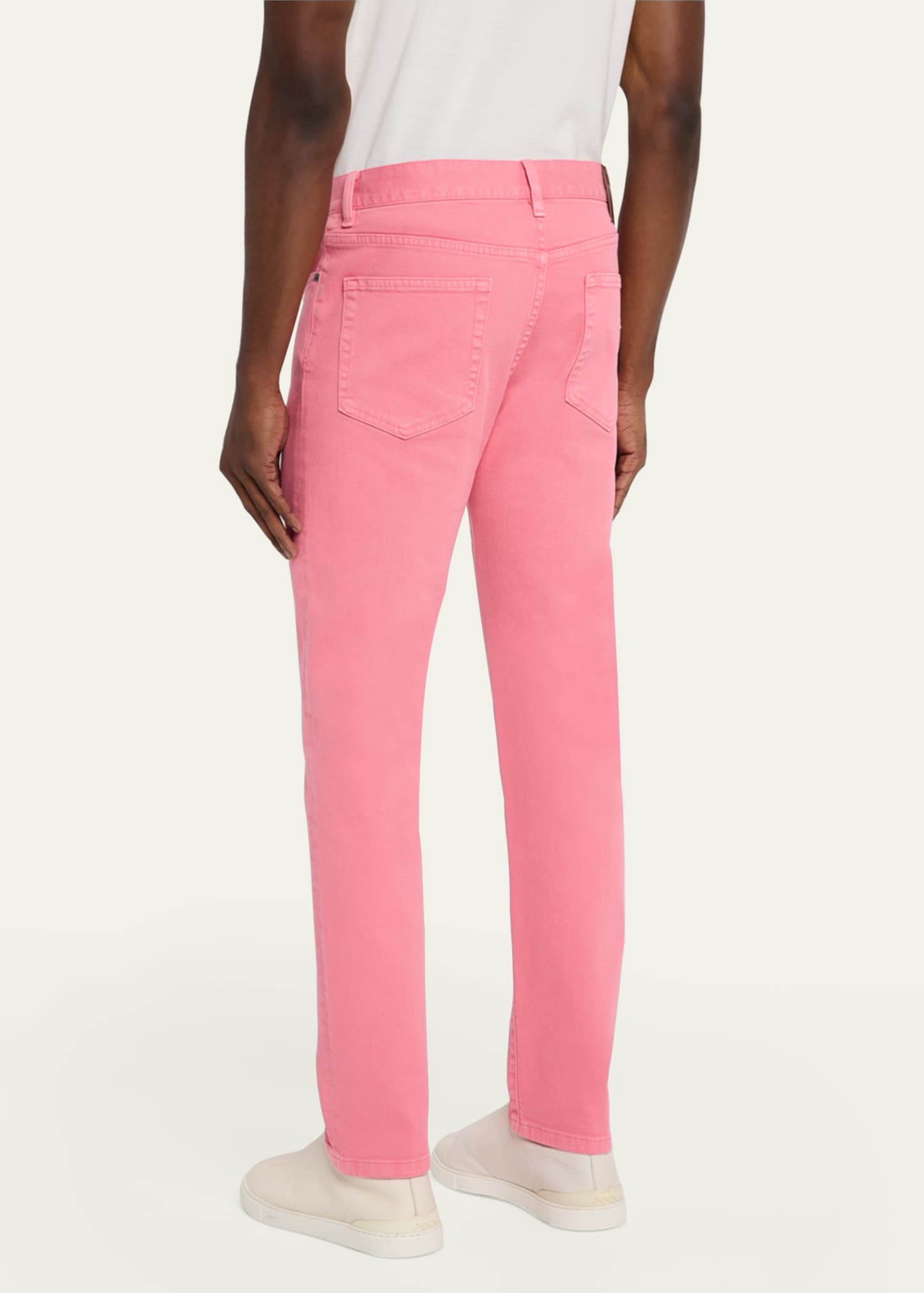 ZEGNA Men's Comfort Delave Five-Pocket Pants Image 3 of 5