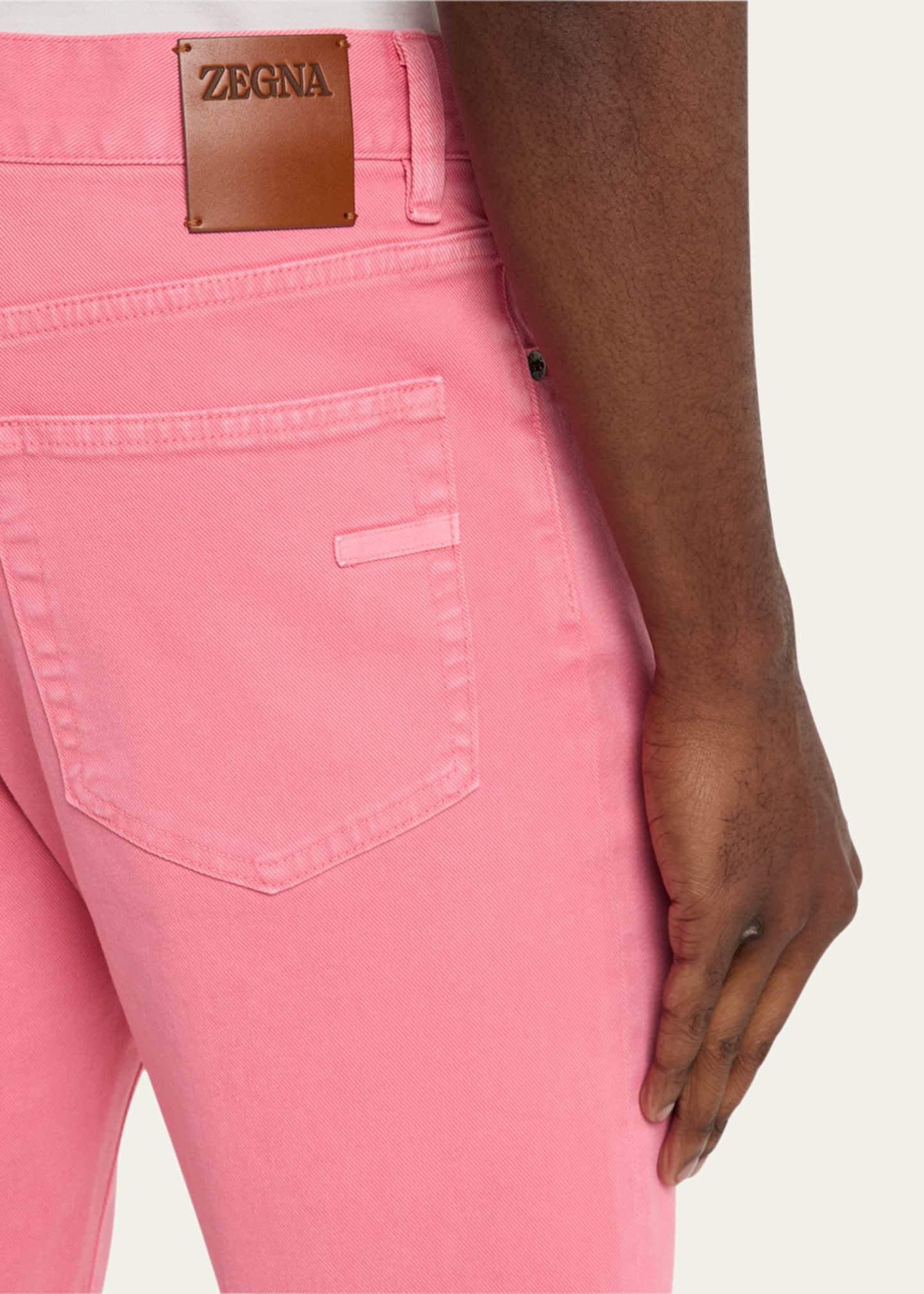 ZEGNA Men's Comfort Delave Five-Pocket Pants Image 5 of 5