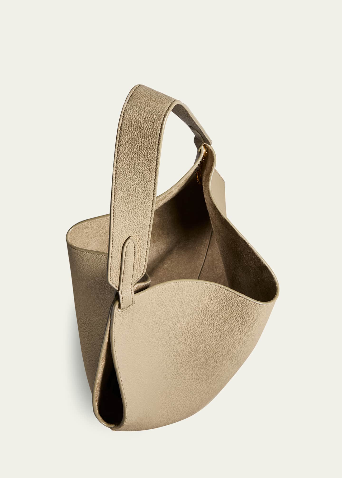Khaite Lotus Small Calfskin Tote Bag Image 4 of 4