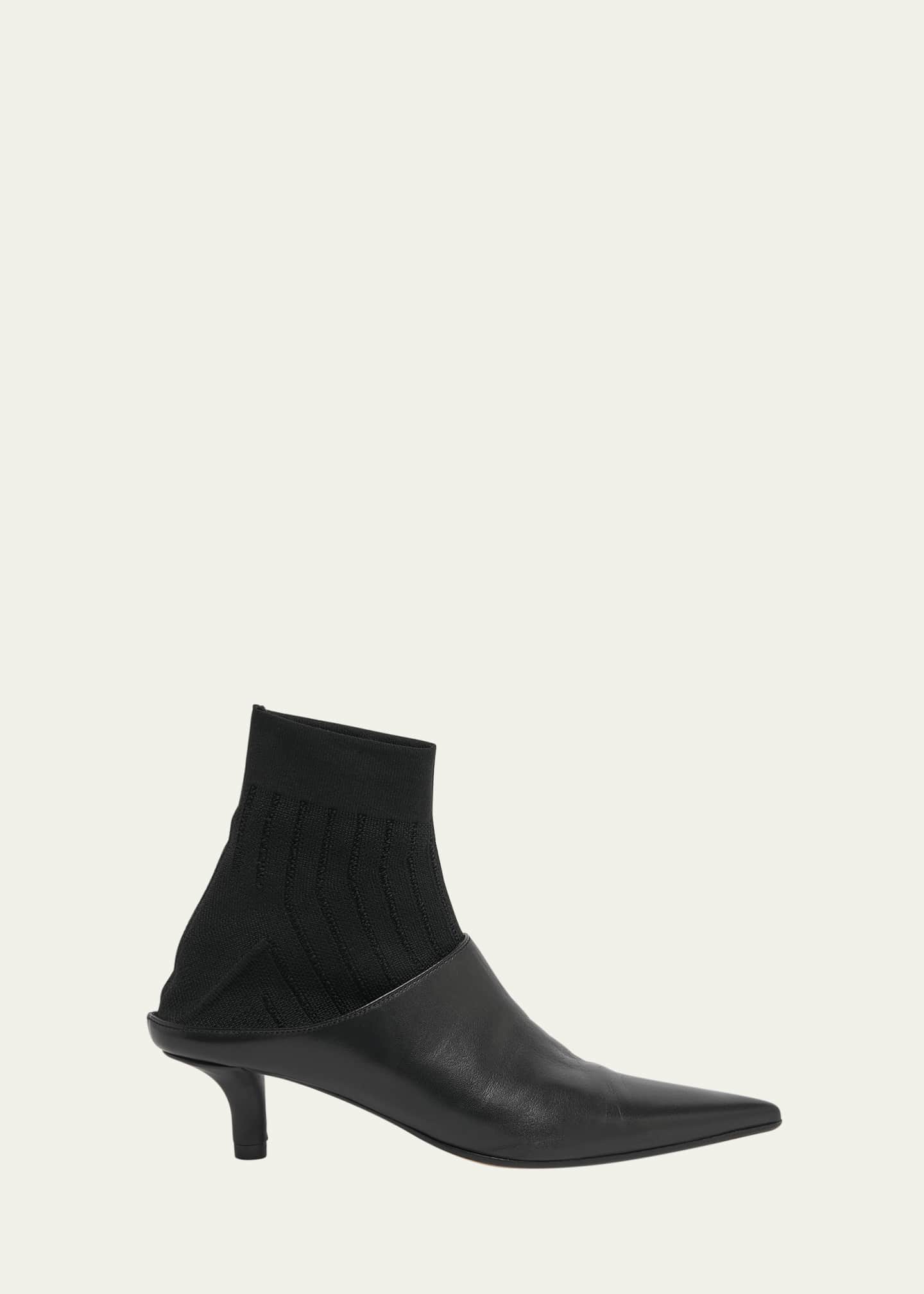 MM6 Maison Margiela Point-Toe Ankle Bootie Image 1 of 5