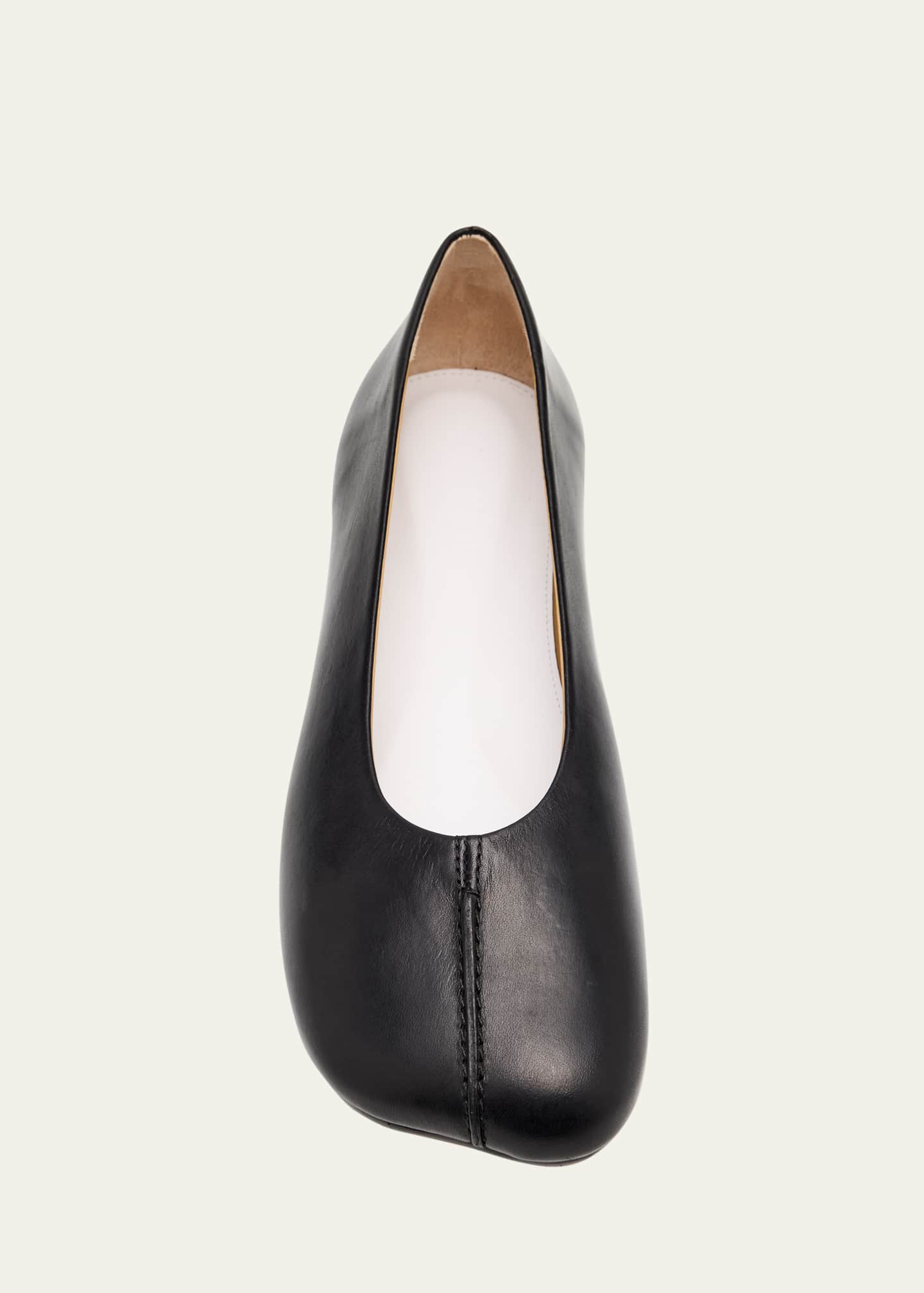 MM6 Maison Margiela Leather Ballet Flats Image 6 of 6