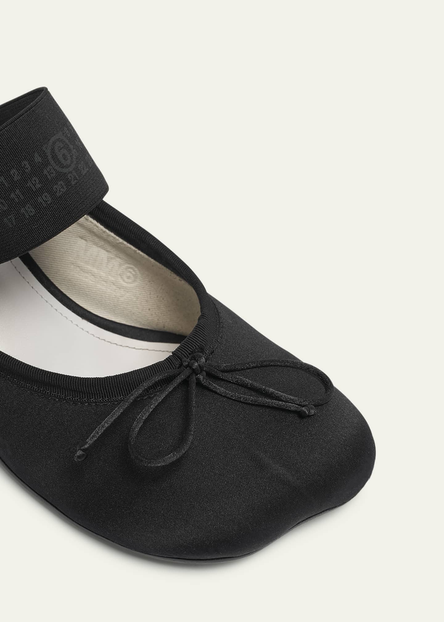 MM6 Maison Margiela Satin Ballet Mules Image 5 of 5